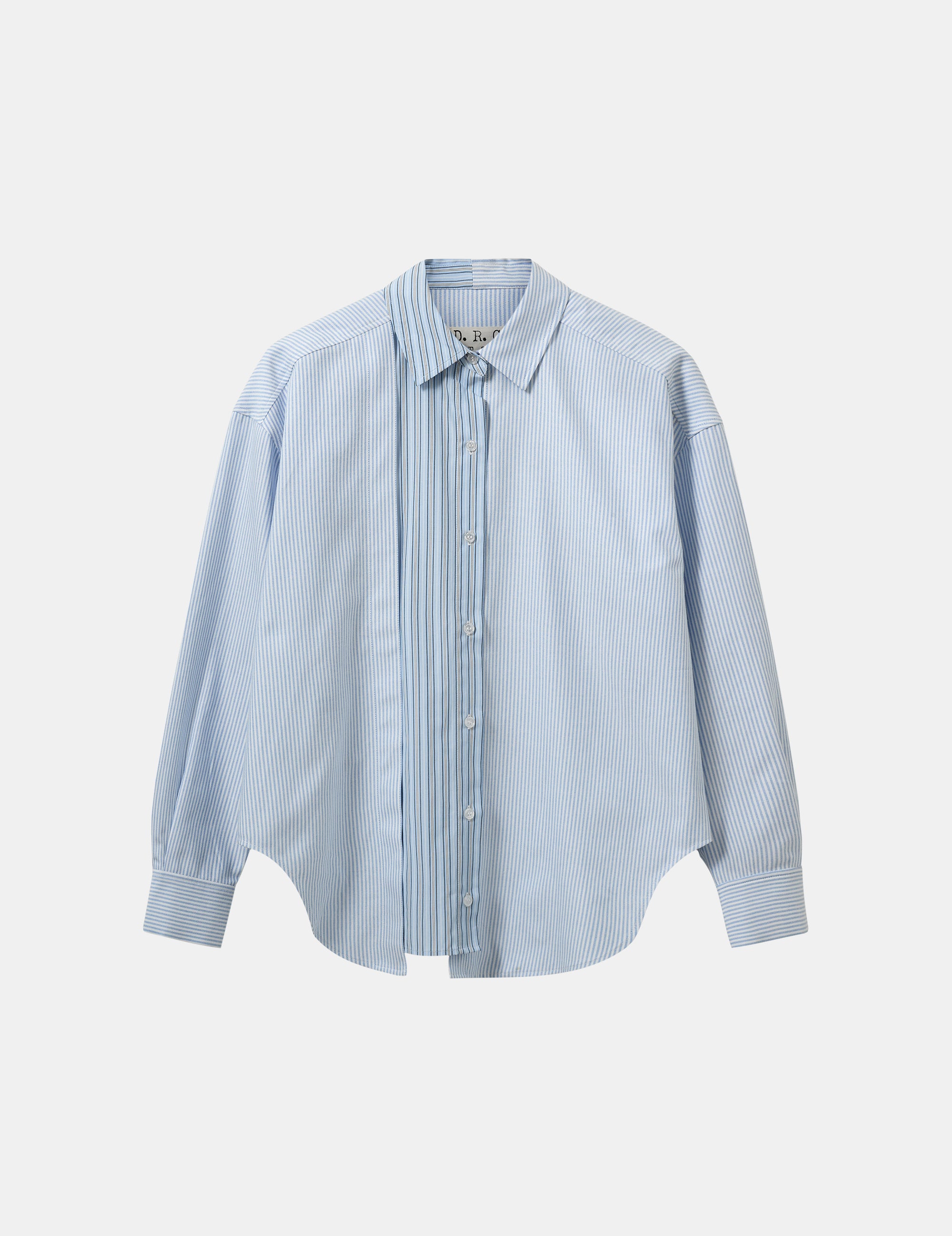 Adrian Mix Shirt Light Blue Stripes Mix