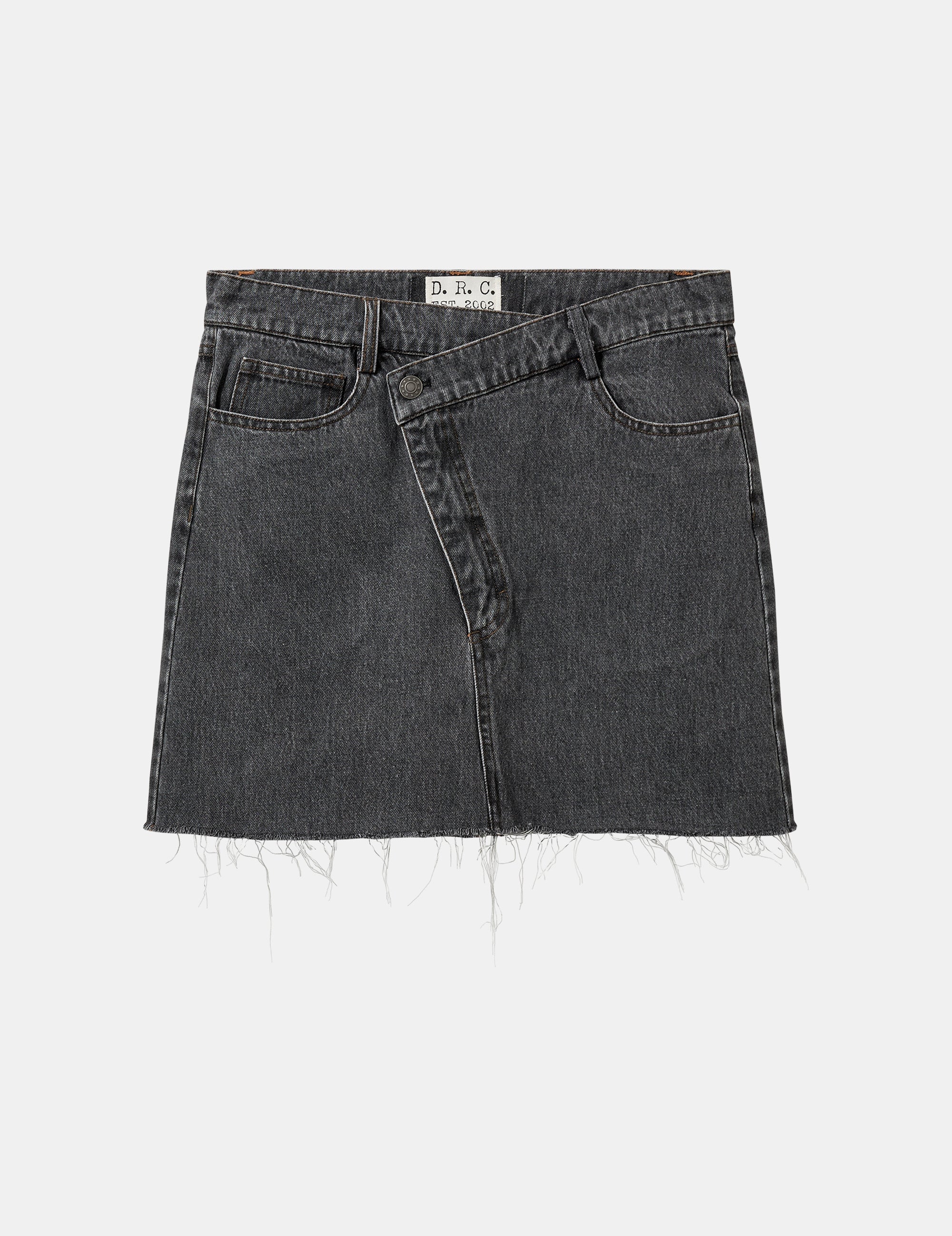 Miles Mini Washed Black Denim