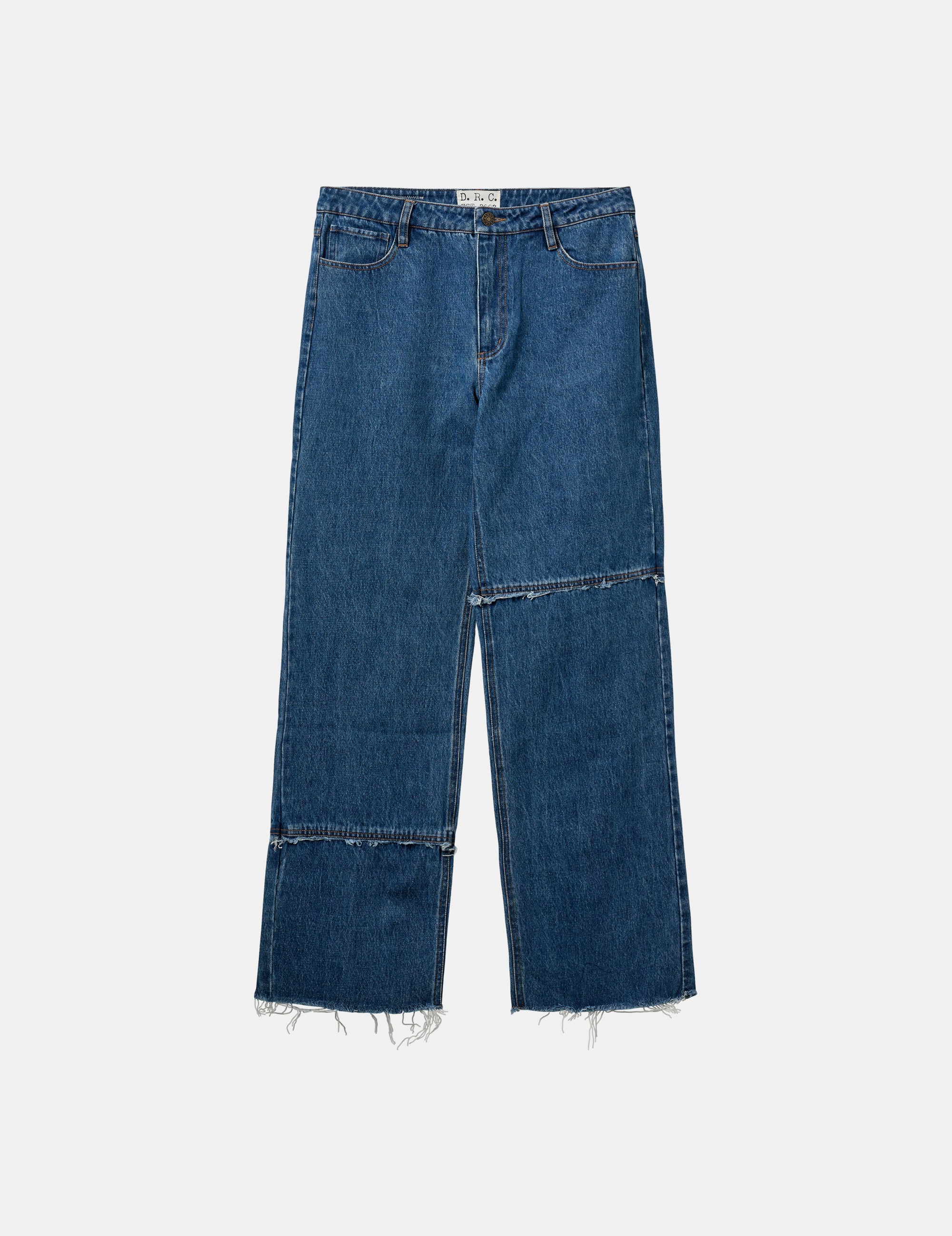 Miles Patch Jeans Blue Stone Wash