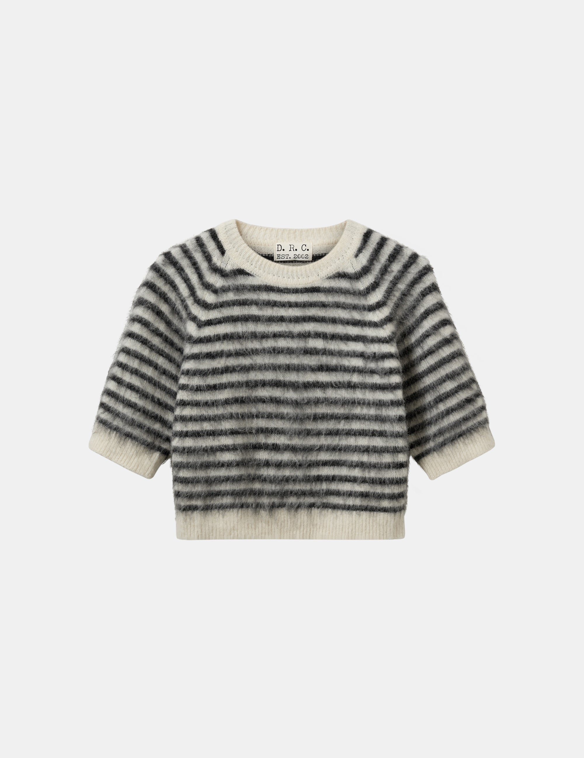 Verona Brushed Tee Cream/Grey Melange