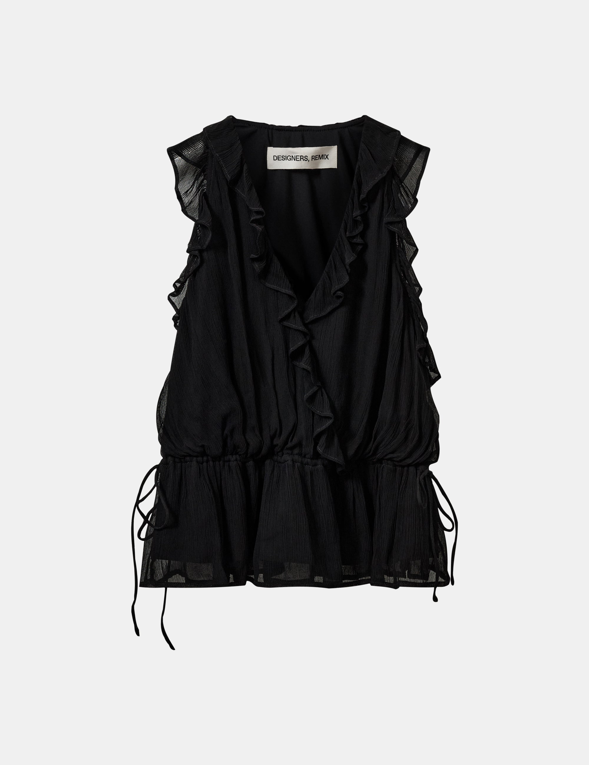 Iola V Top Black