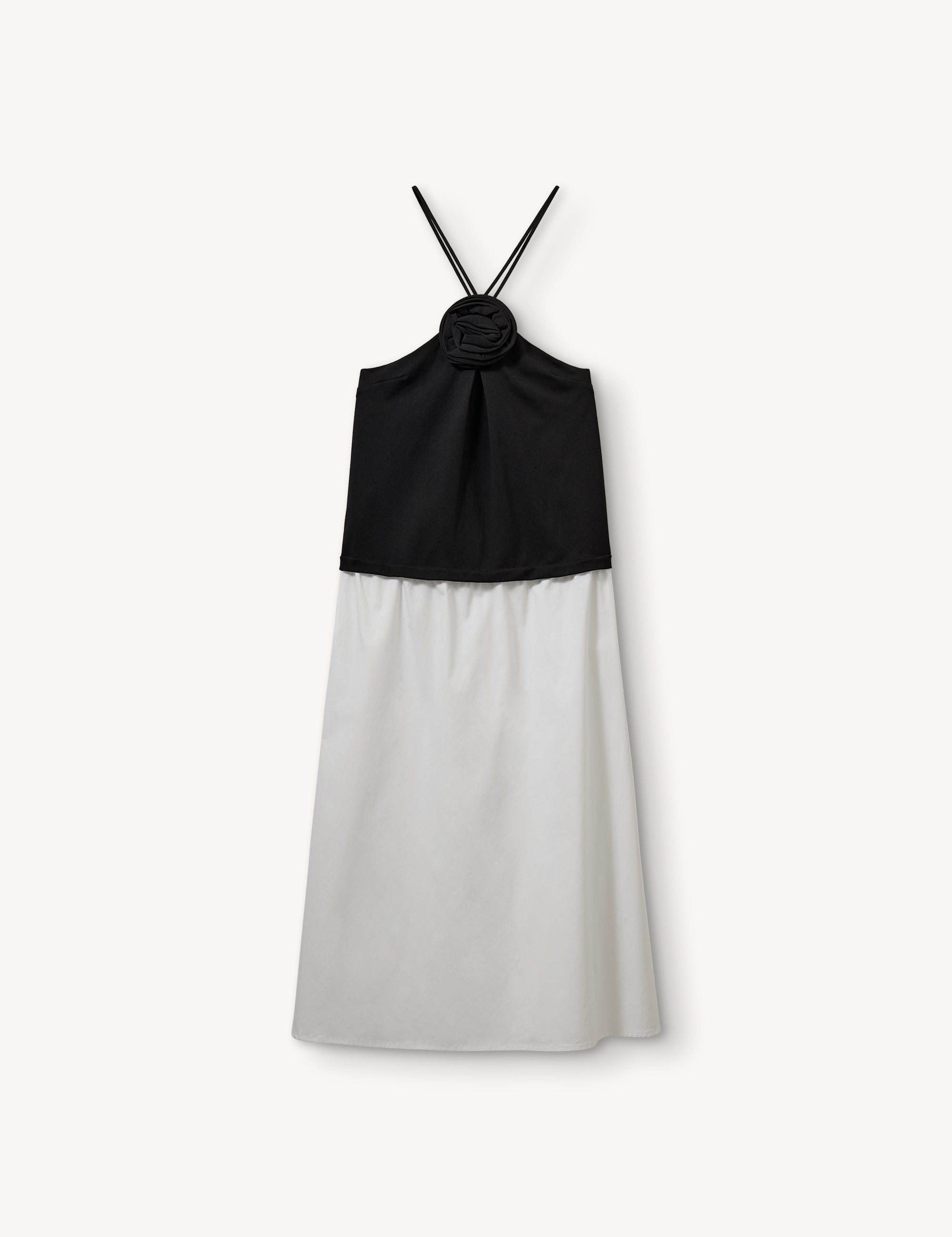 Rosie Gown Black/White Mix