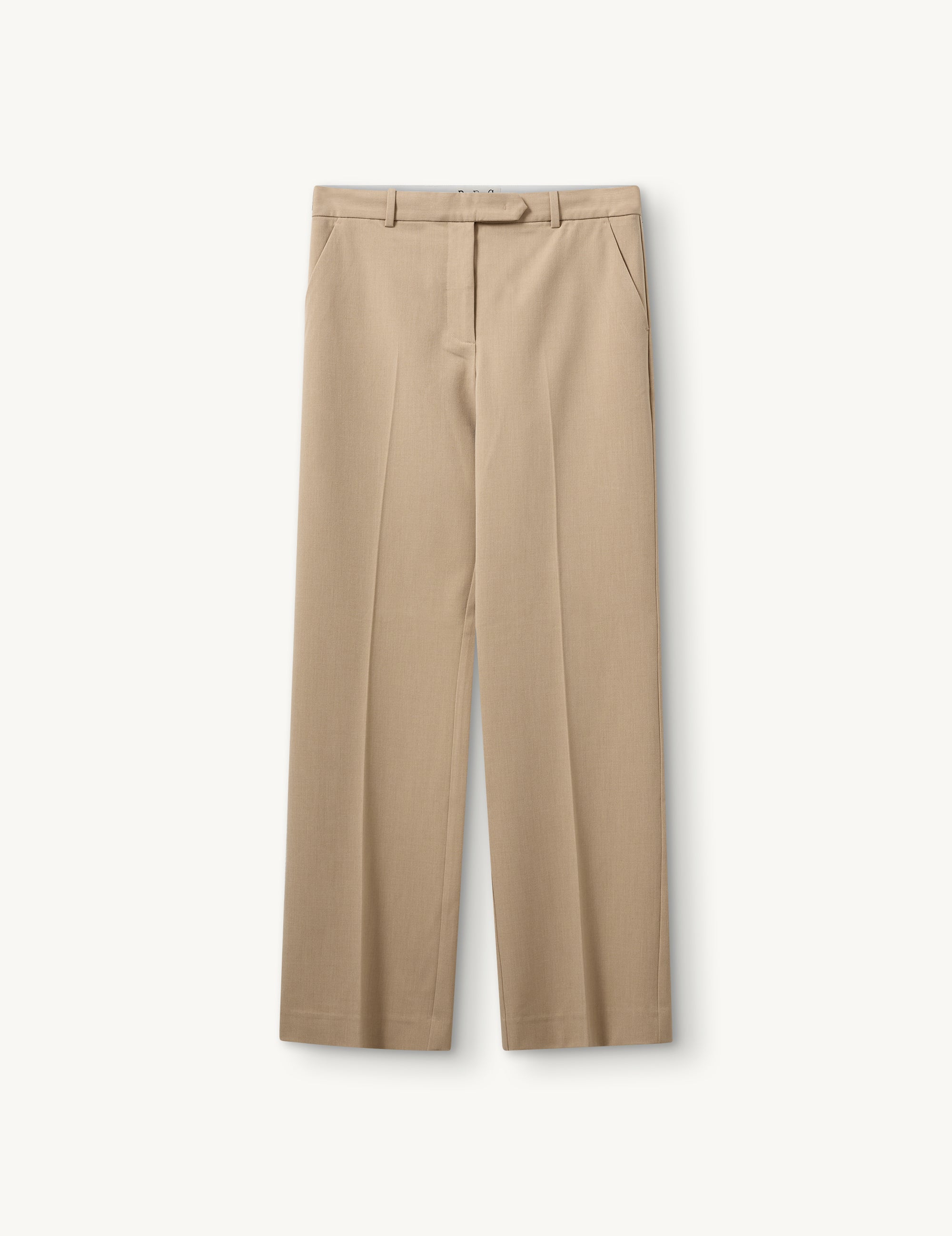 Scott Straight Pants Light Beige