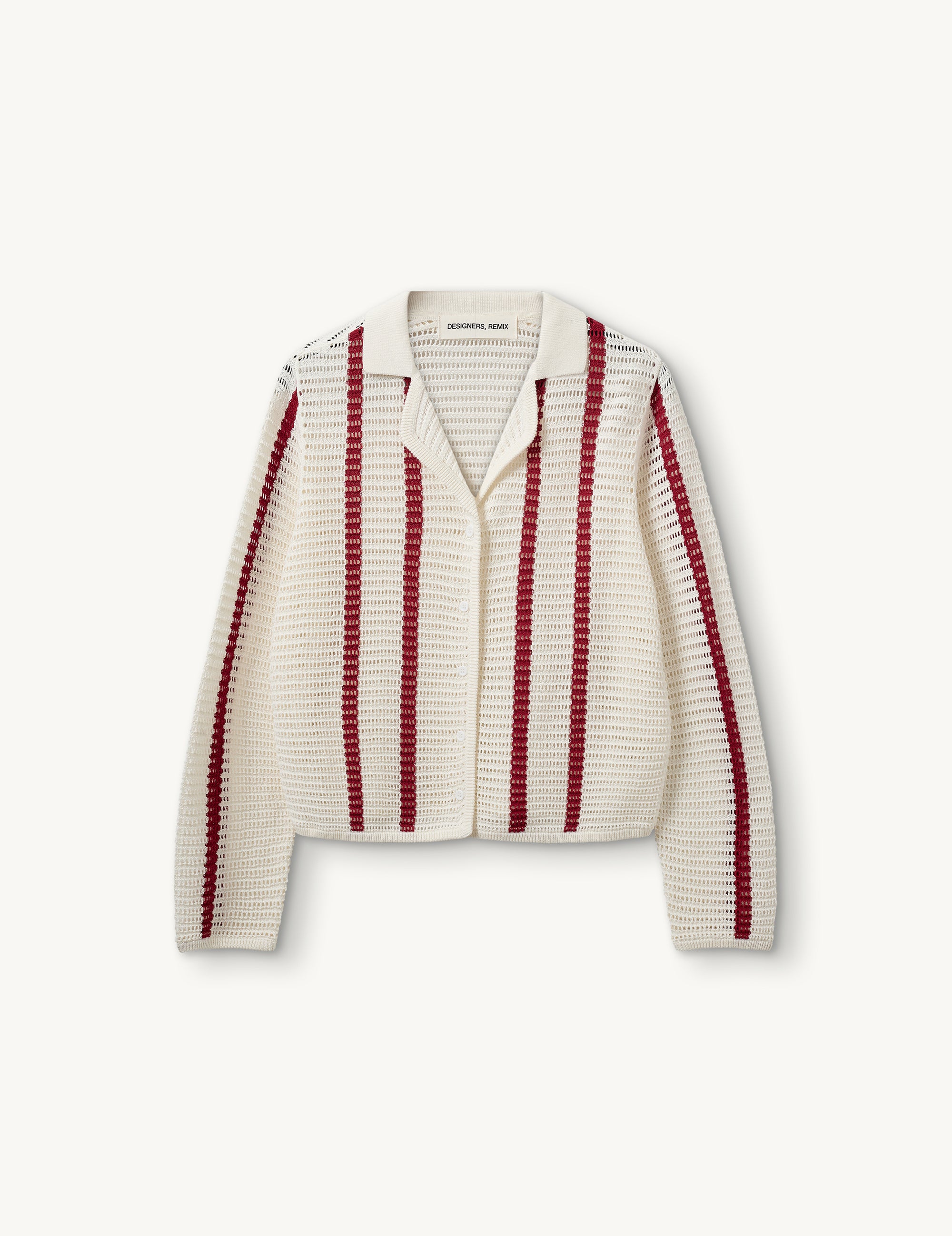 Taliana Shirt Blouse Cream/red stripe