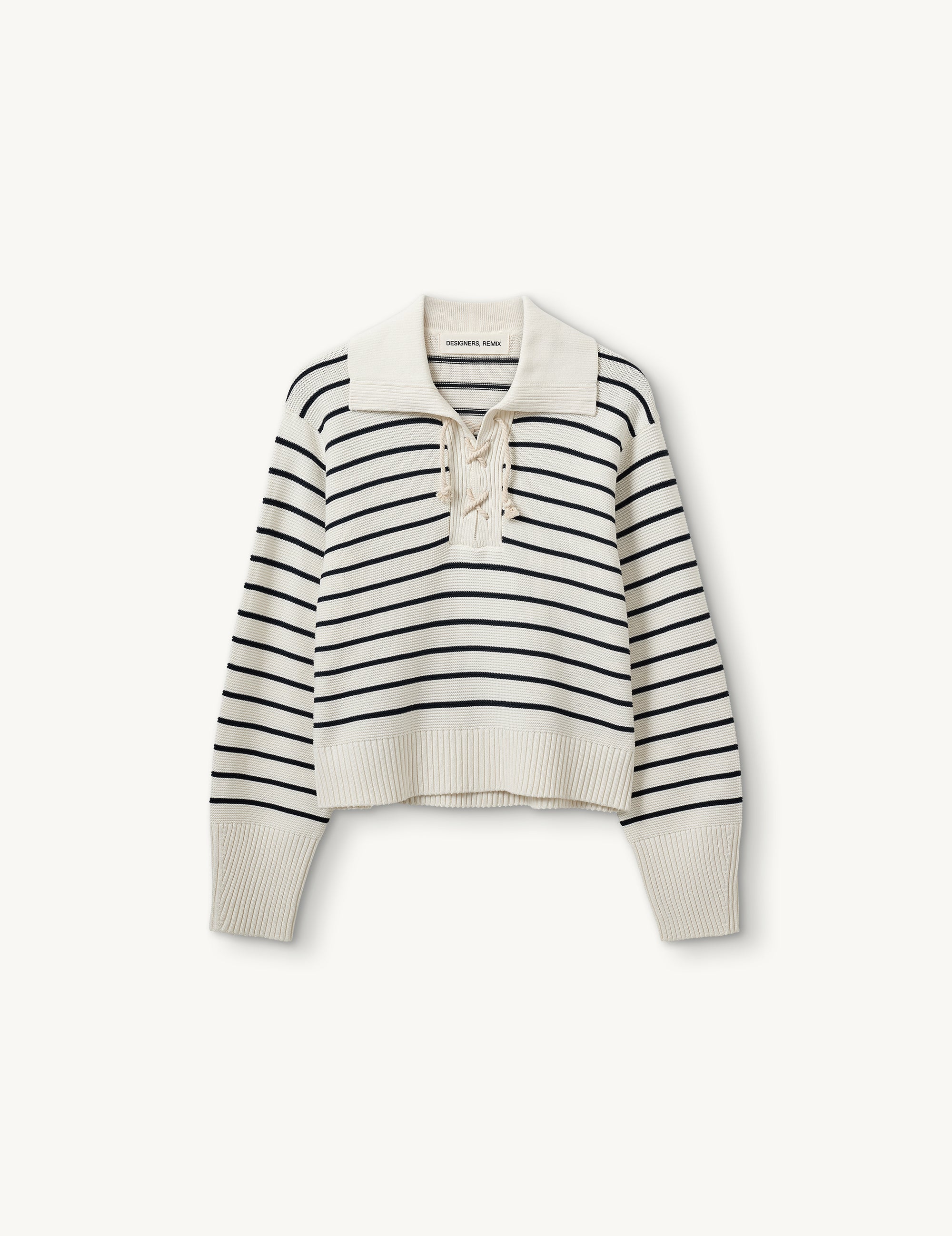 Taliana Sailor Sweater Cream/navy stripe