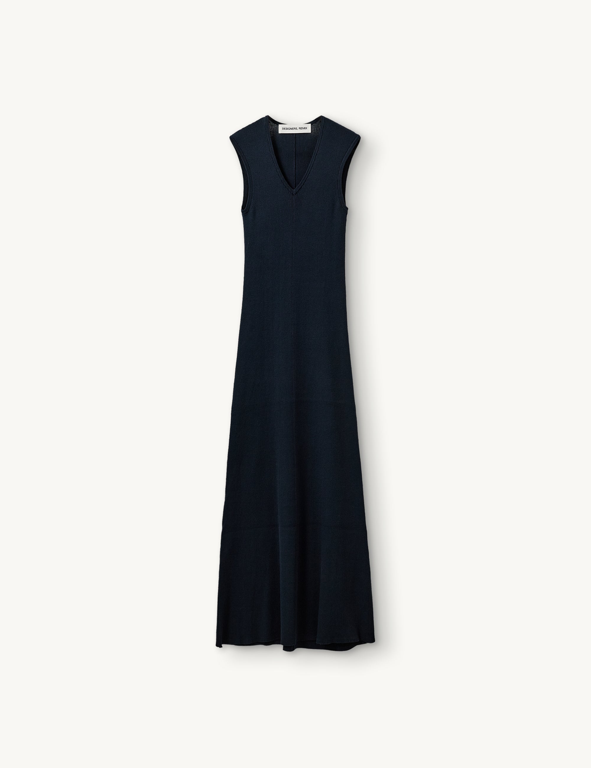 Taliana Rib Gown Navy