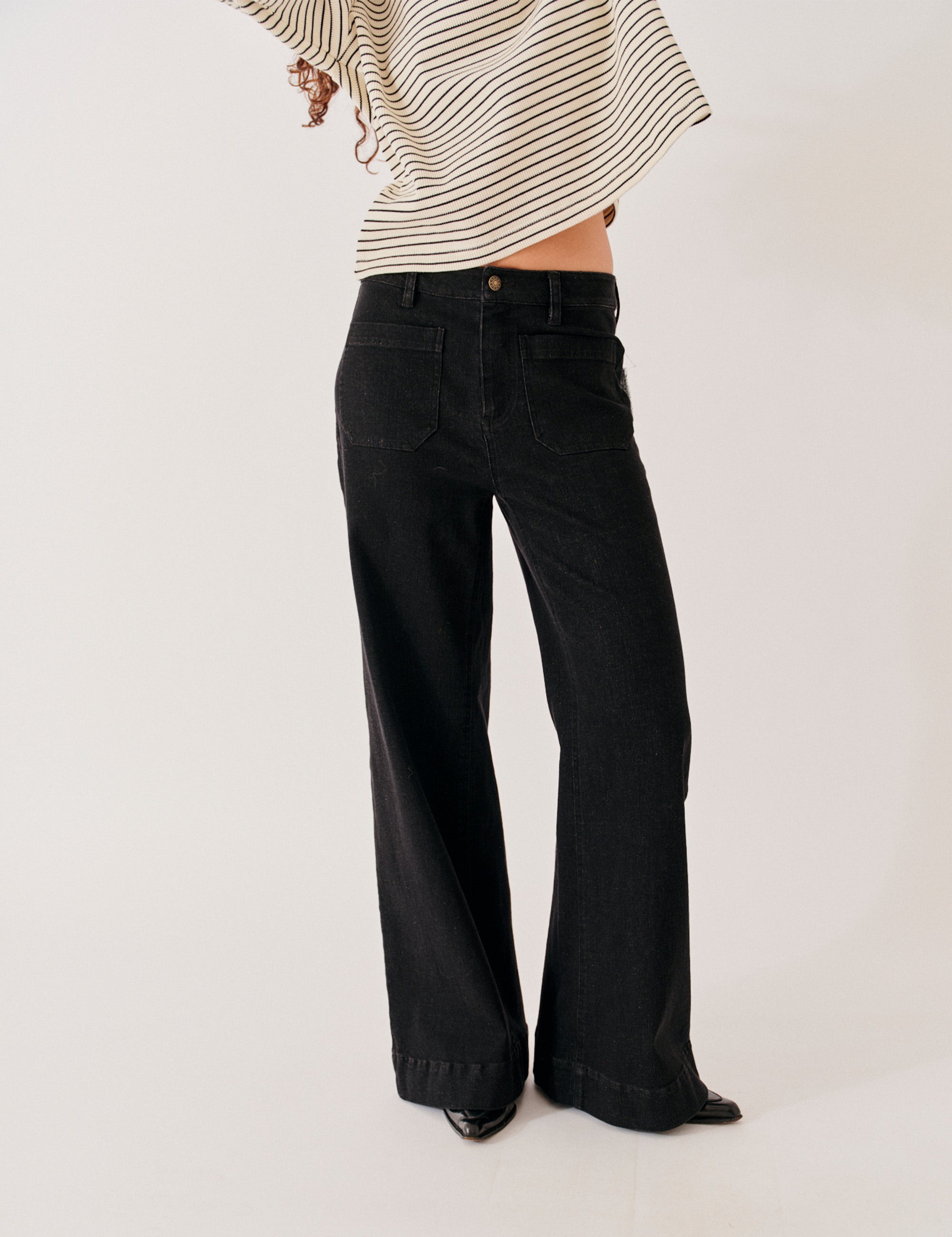 Bennett 70's Jeans Washed Black Denim
