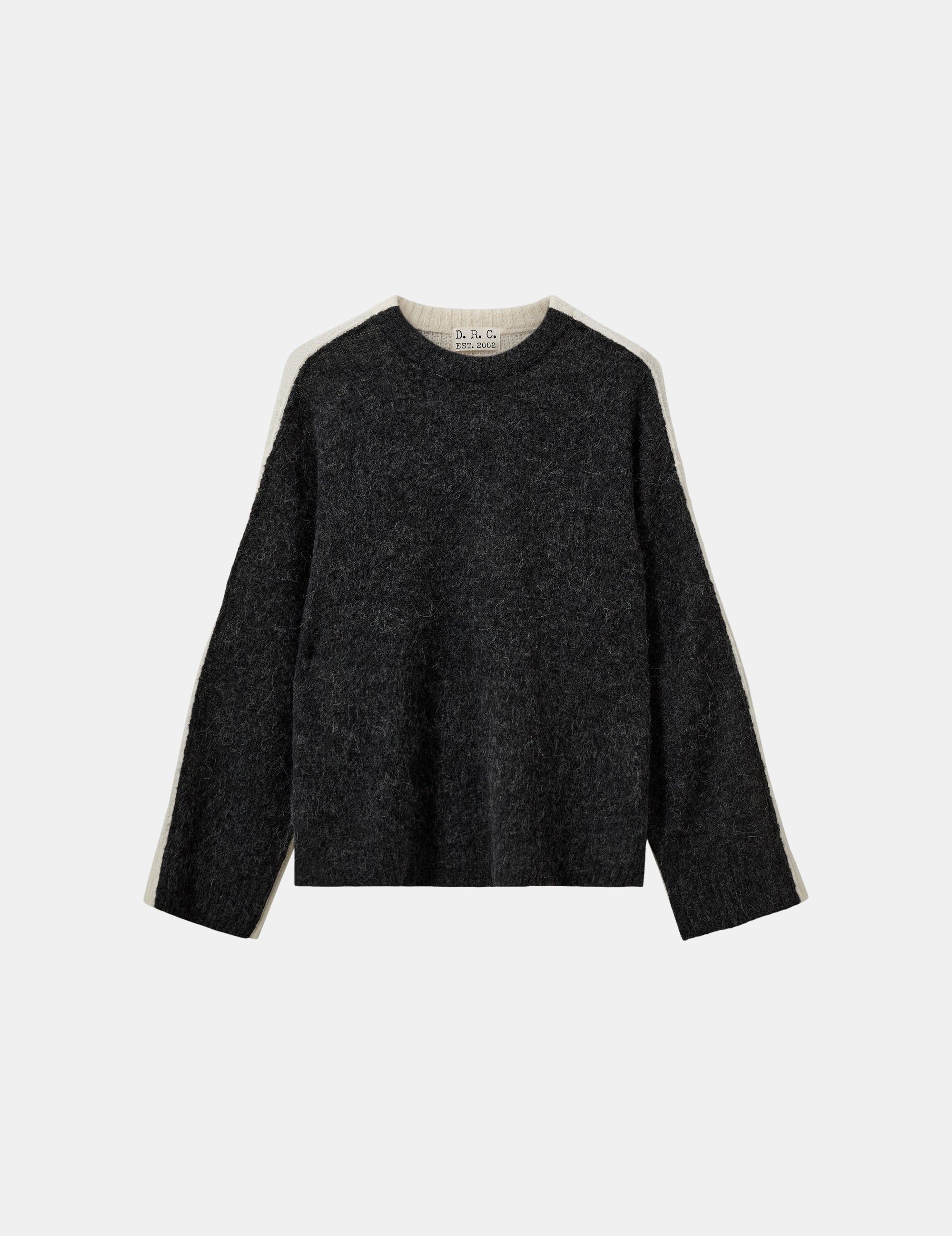 Verona Mix Sweater Cream/Grey Melange