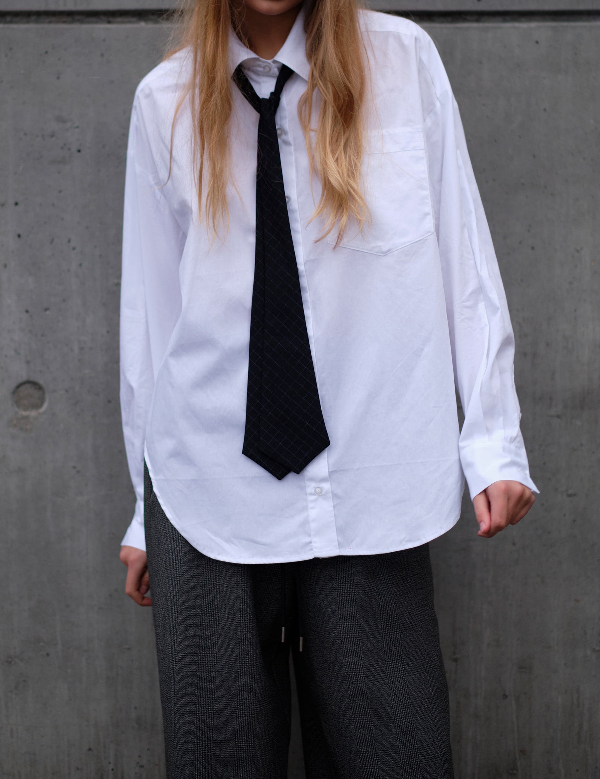 Claire Bow Shirt White