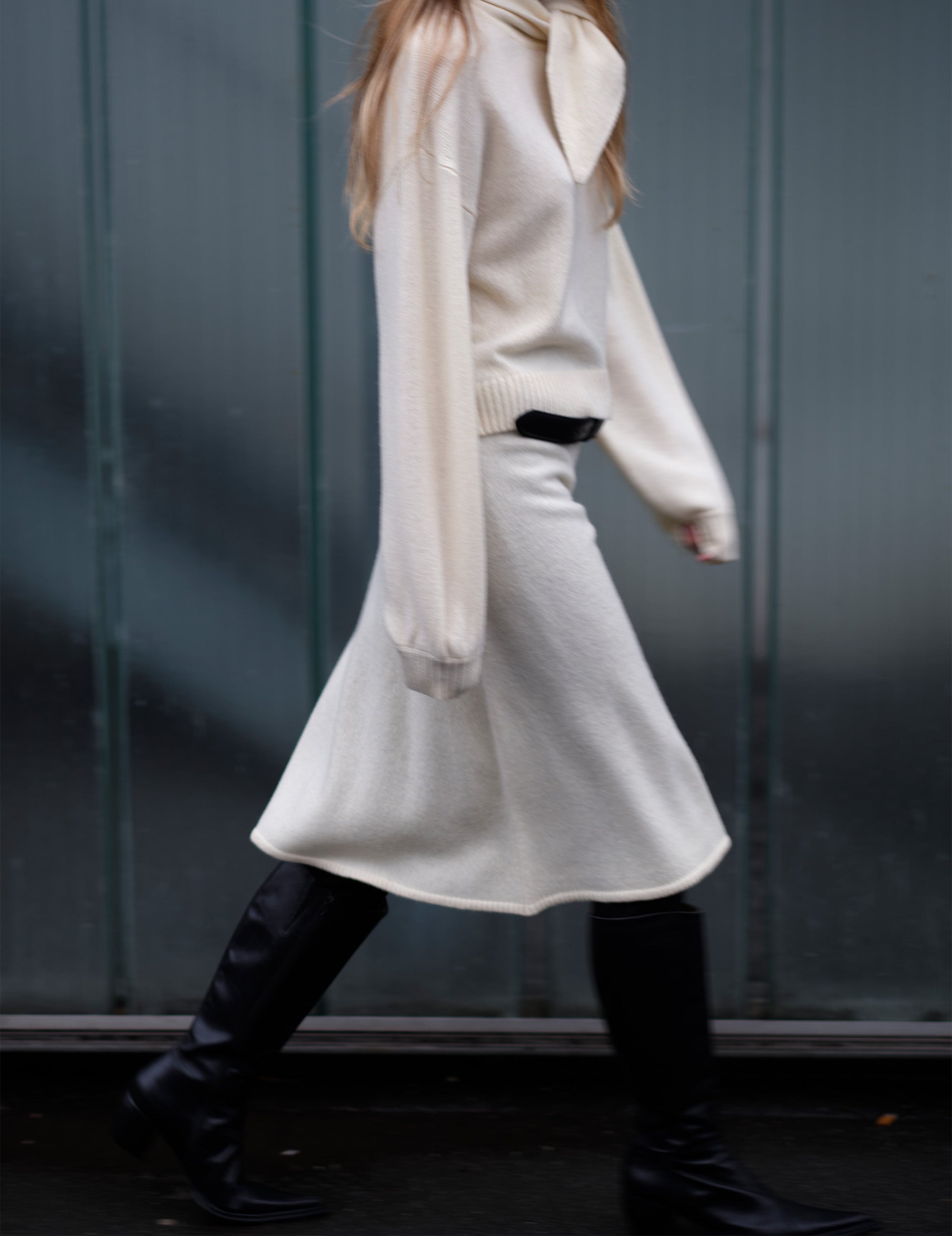 Carmen Midi Skirt Cream