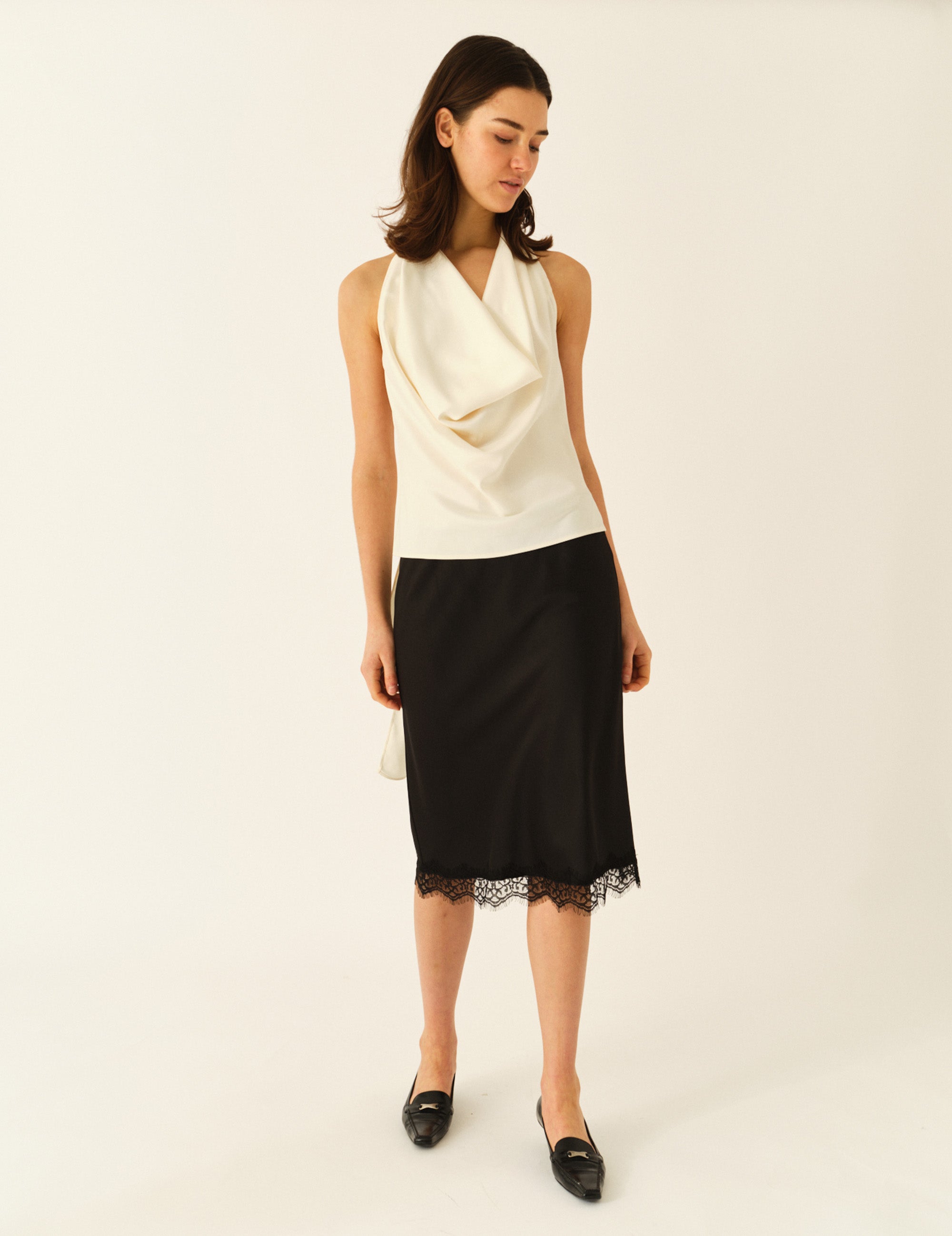 Sandy Scarf Top Cream