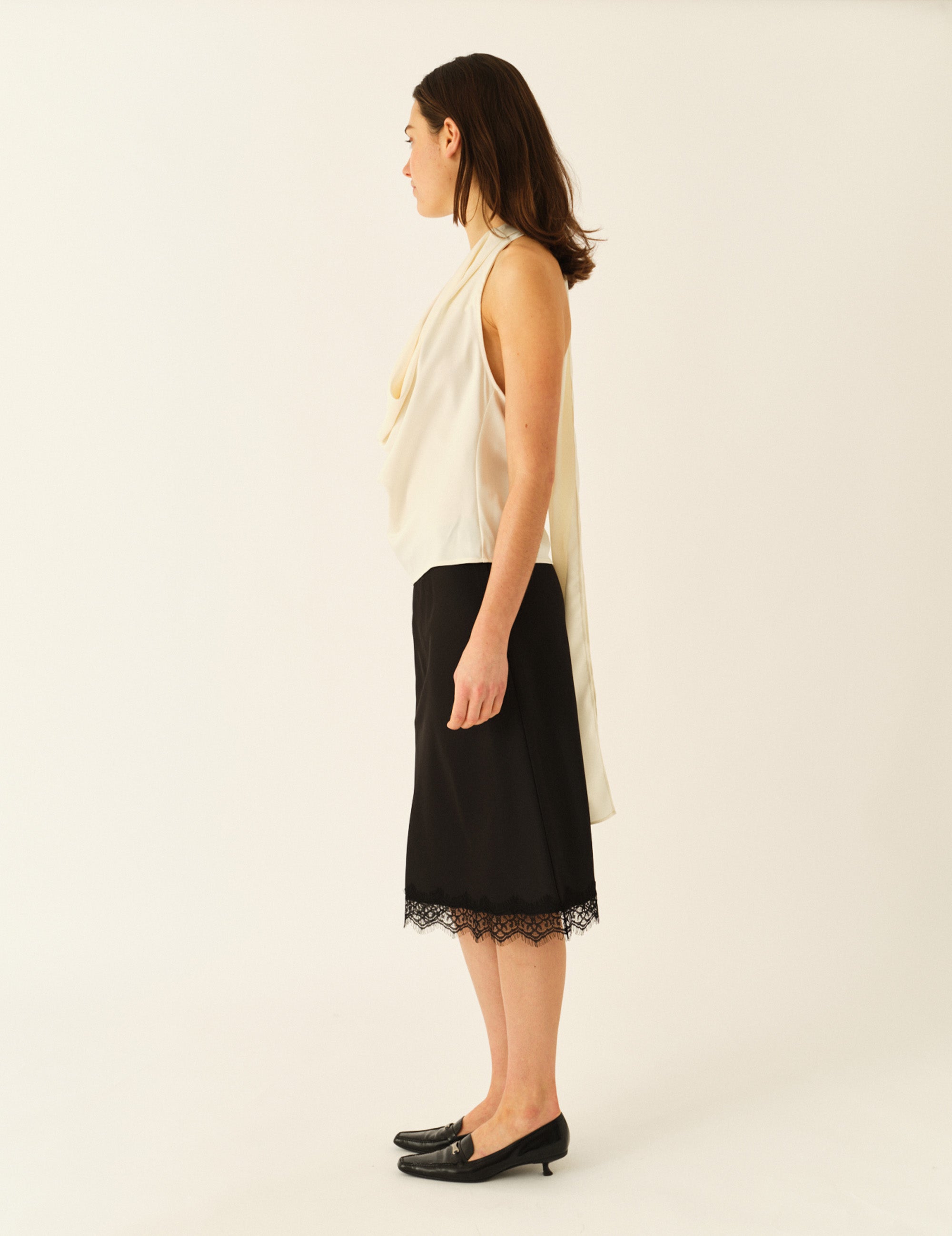 Sandy Scarf Top Cream