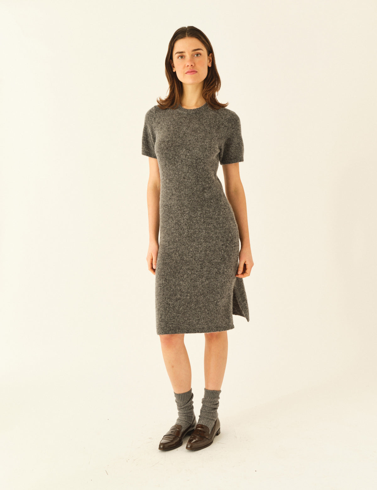 Eloise Dress Salt and pepper