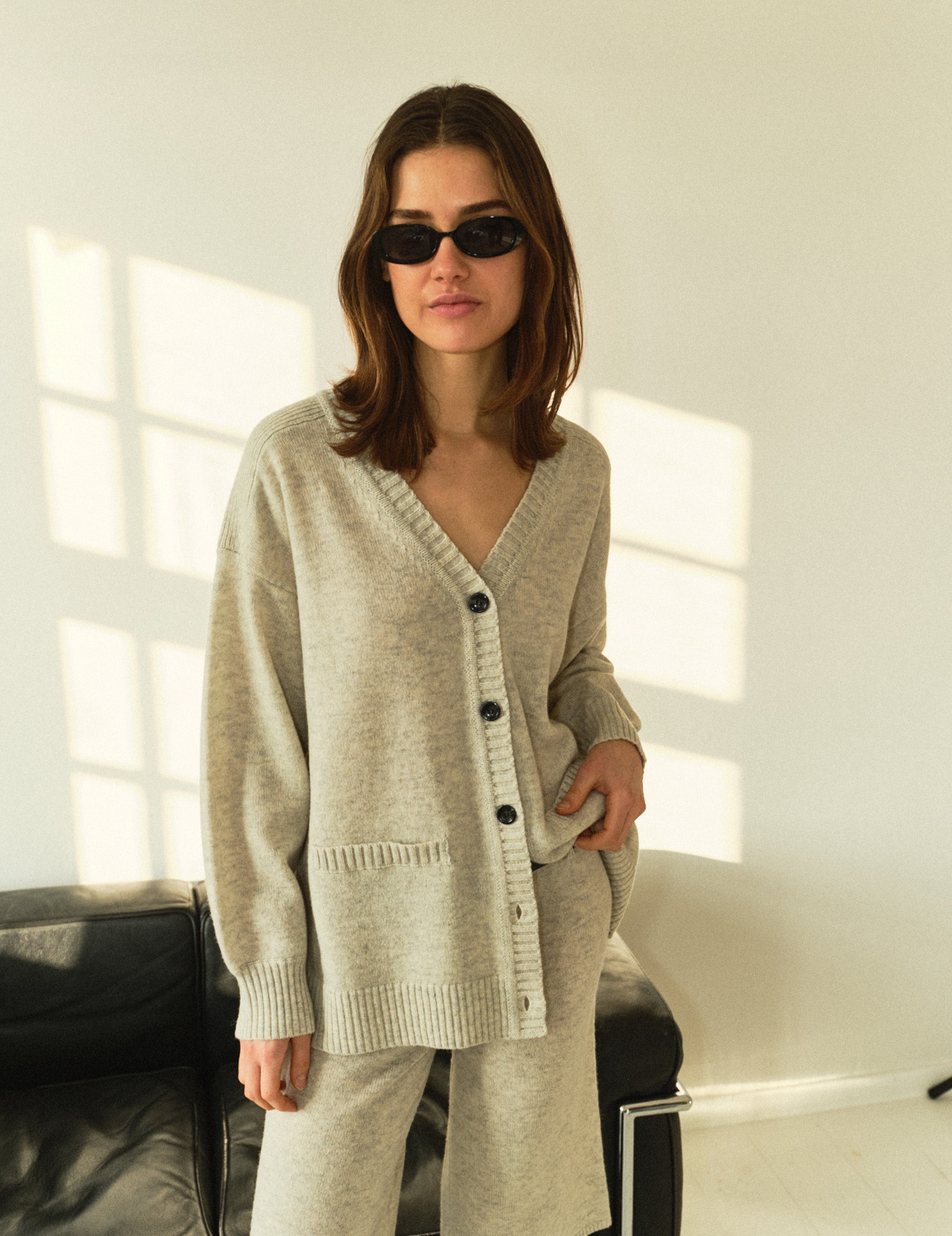 Daze Giga Cardi Oatmeal