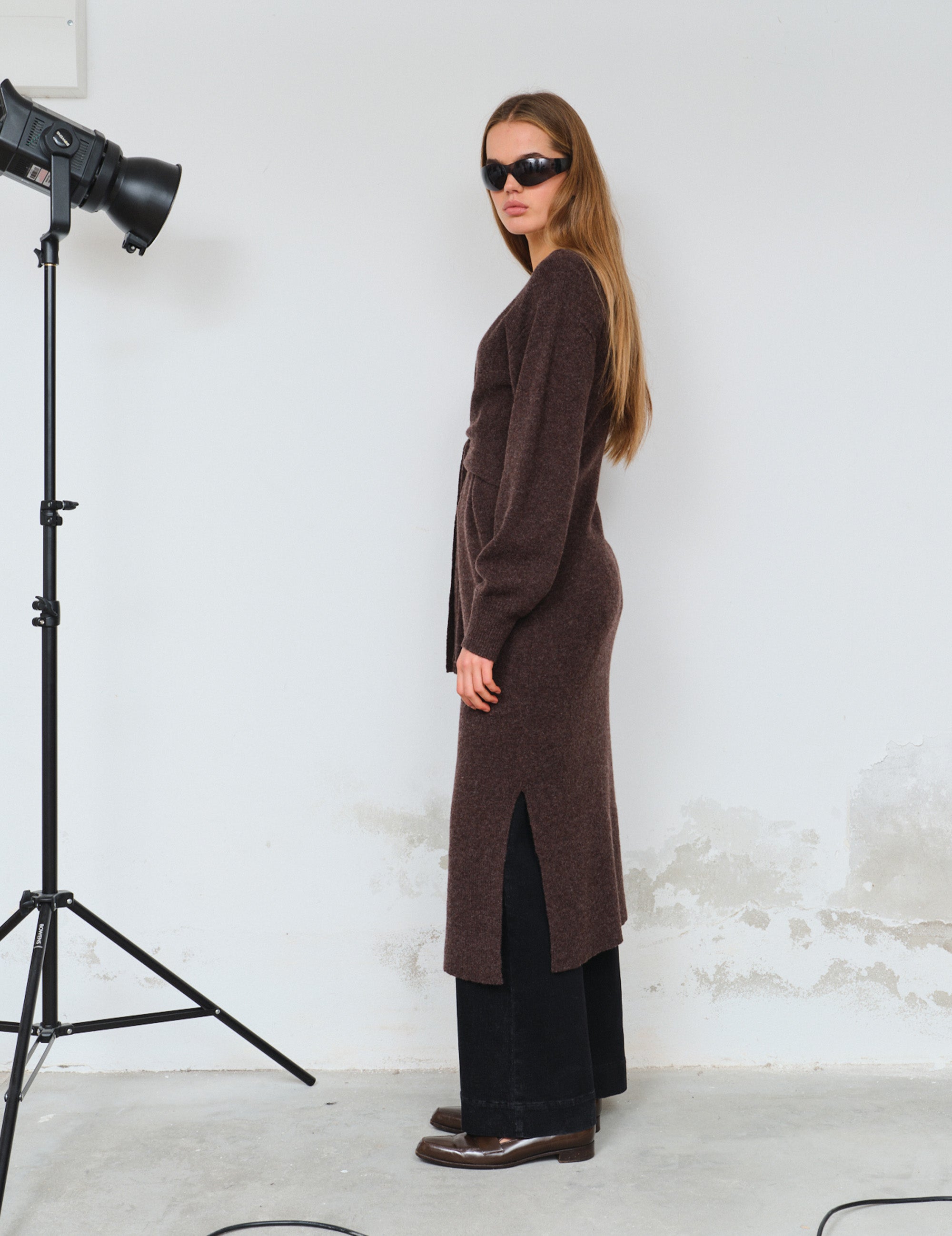 Carmen Wrap Dress Espresso XS / Espresso