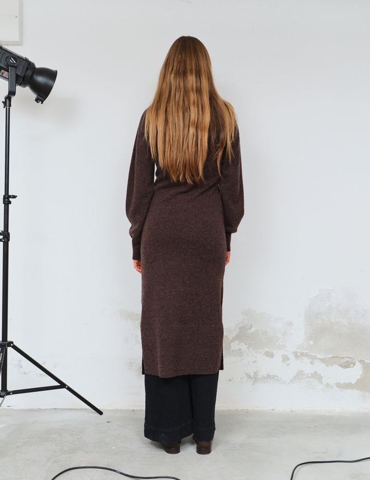 Carmen Wrap Dress Espresso XS / Espresso