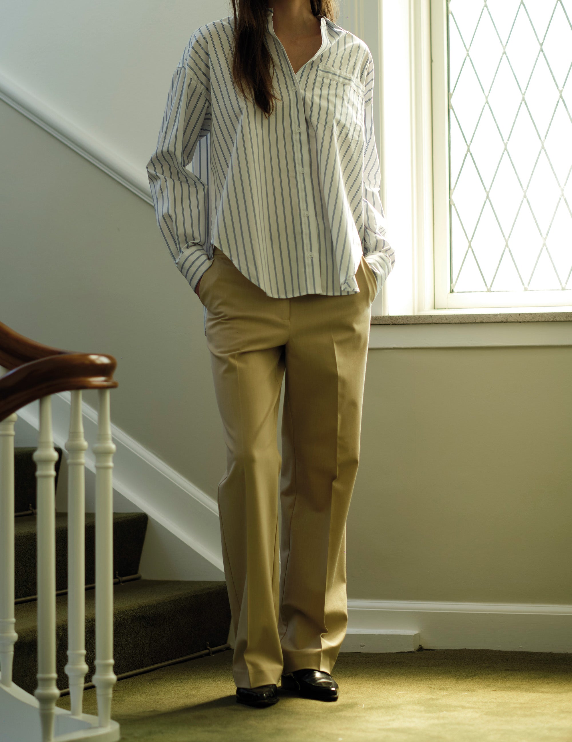 Scott Straight Pants Light Beige 32 / Light Beige