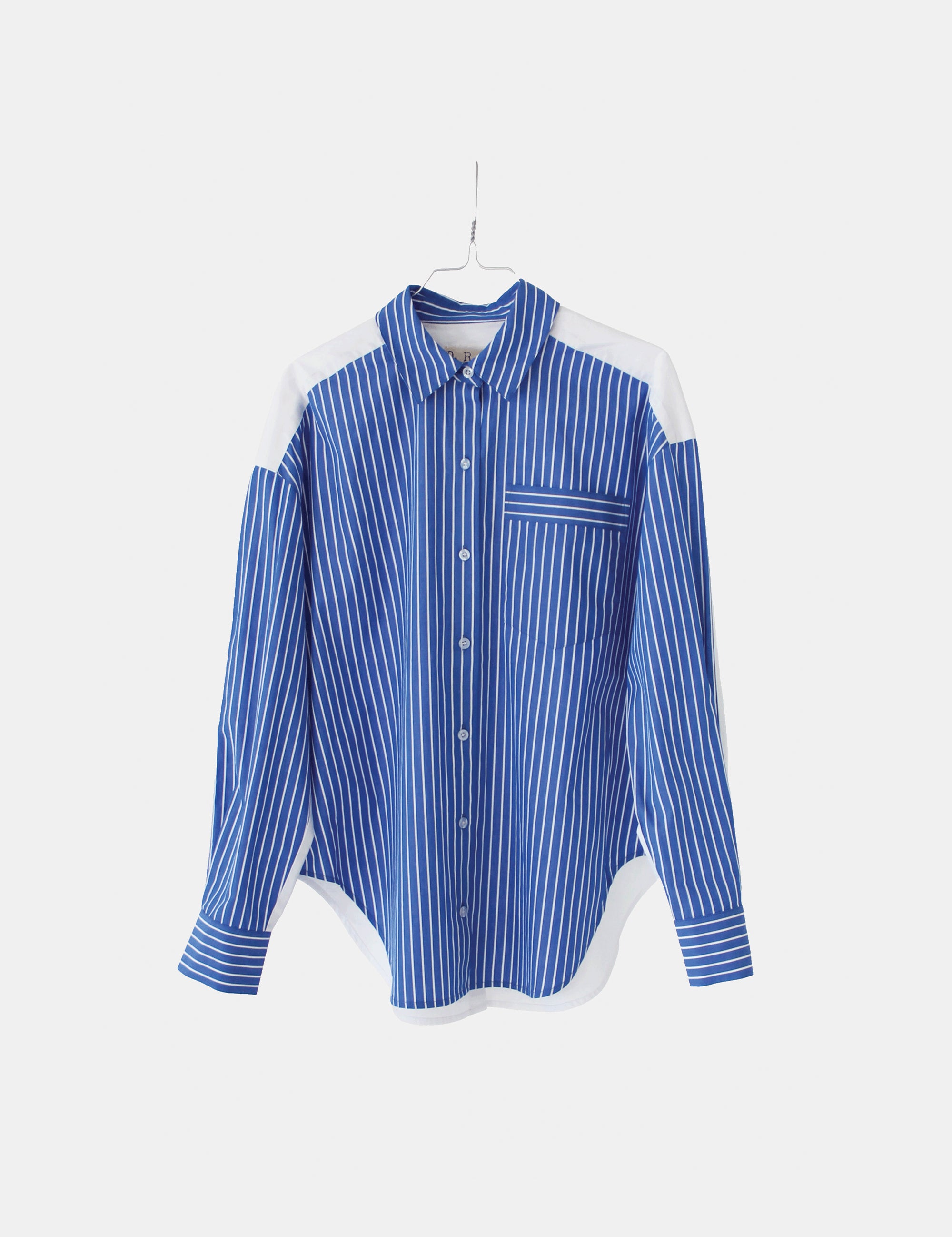 Arthur Oversized Shirt Blue Stripes Mix 34 / Blue White Stripes Mix