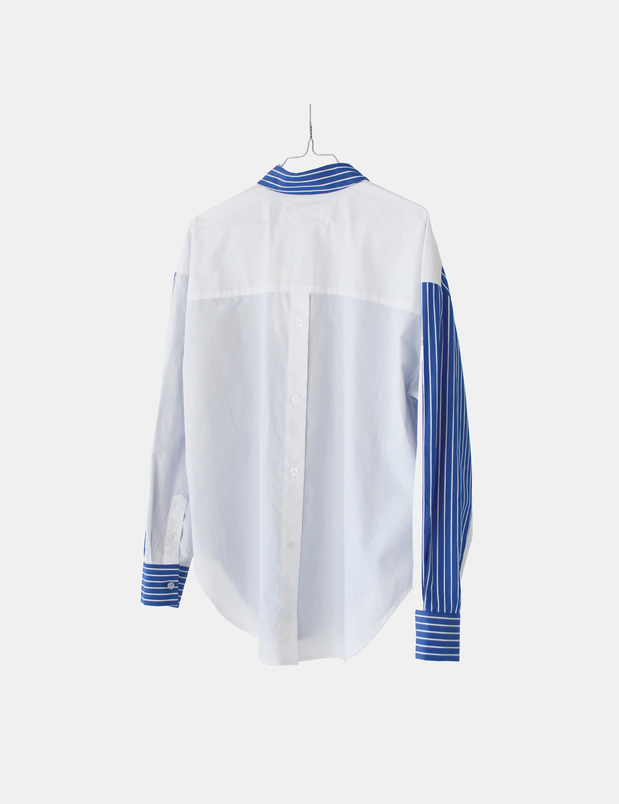 Arthur Oversized Shirt Blue Stripes Mix 34 / Blue White Stripes Mix