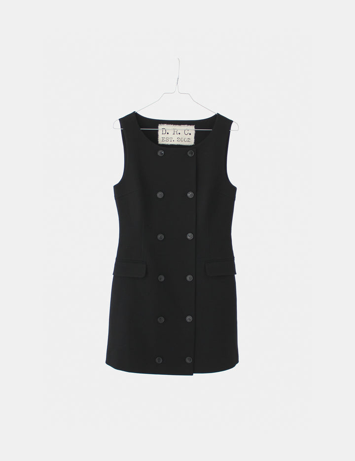Scott Shift Dress Dark Blue 34 / Dark Blue