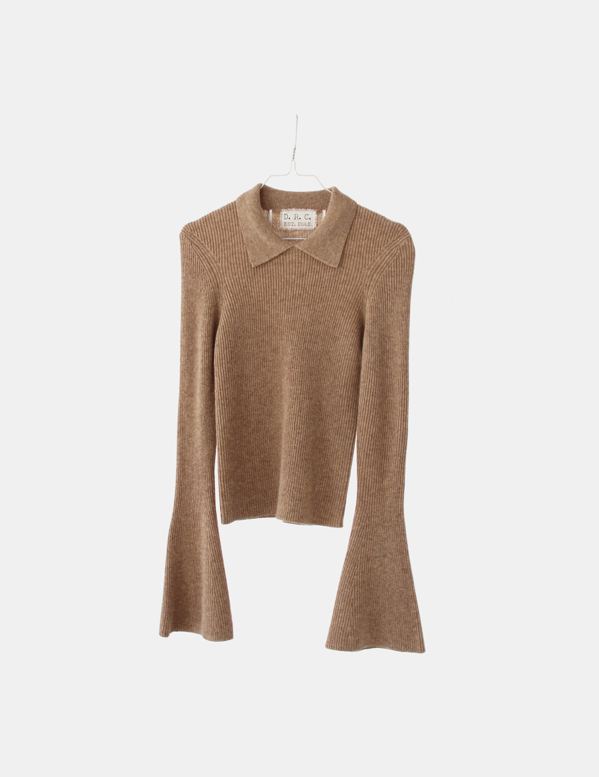 Carmen Collar Sweater Camel XS / Camel