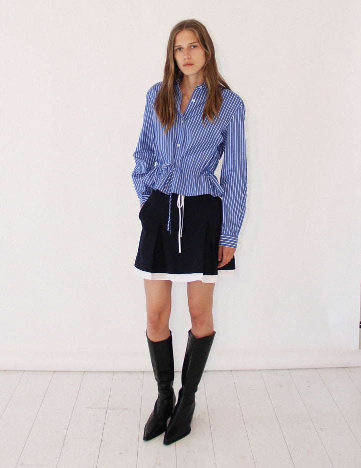 Arthur Waist Shirt Blue Stripes 34 / Blue White Stripes Mix