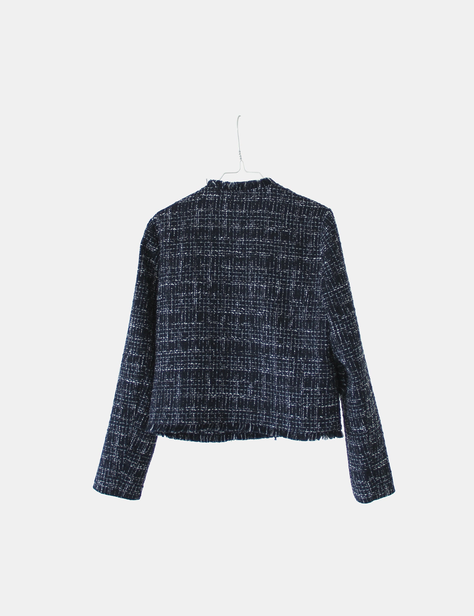 Adeline Jacket Navy Melange 34 / Navy Melange Check