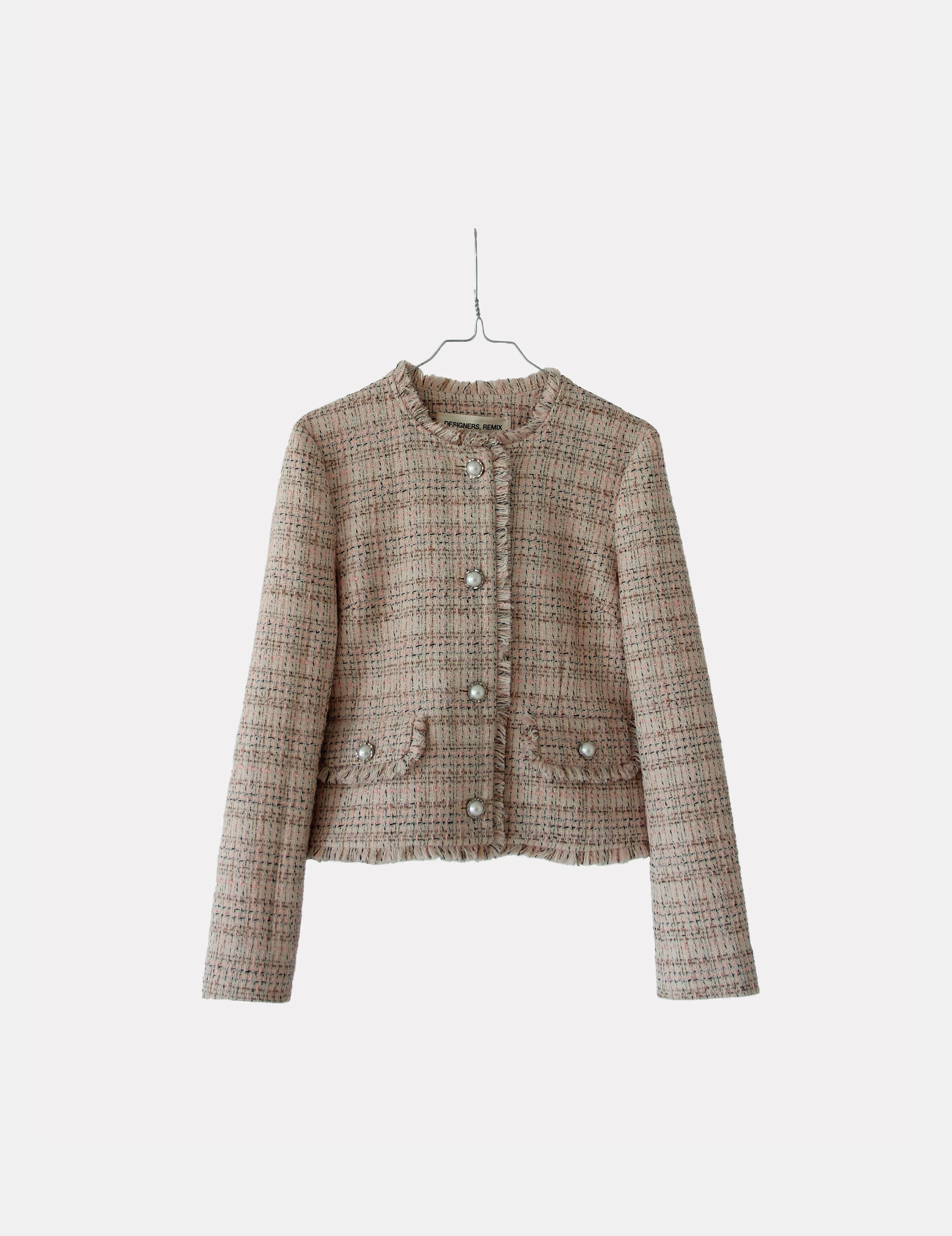 Adeline Jacket Navy Melange 34 / Navy Melange Check