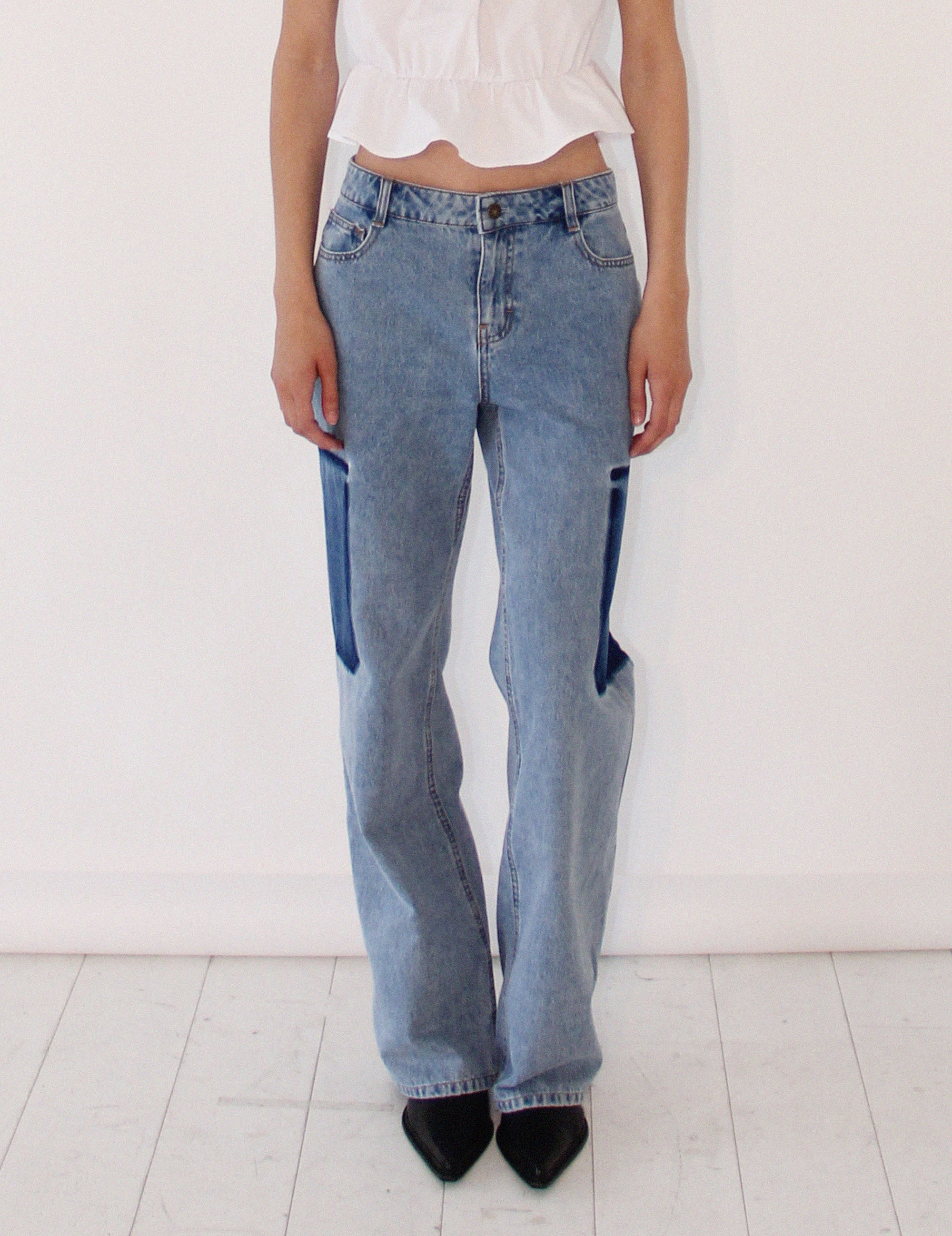 Miles Contrast Jeans Light Denim 26 / Light Denim