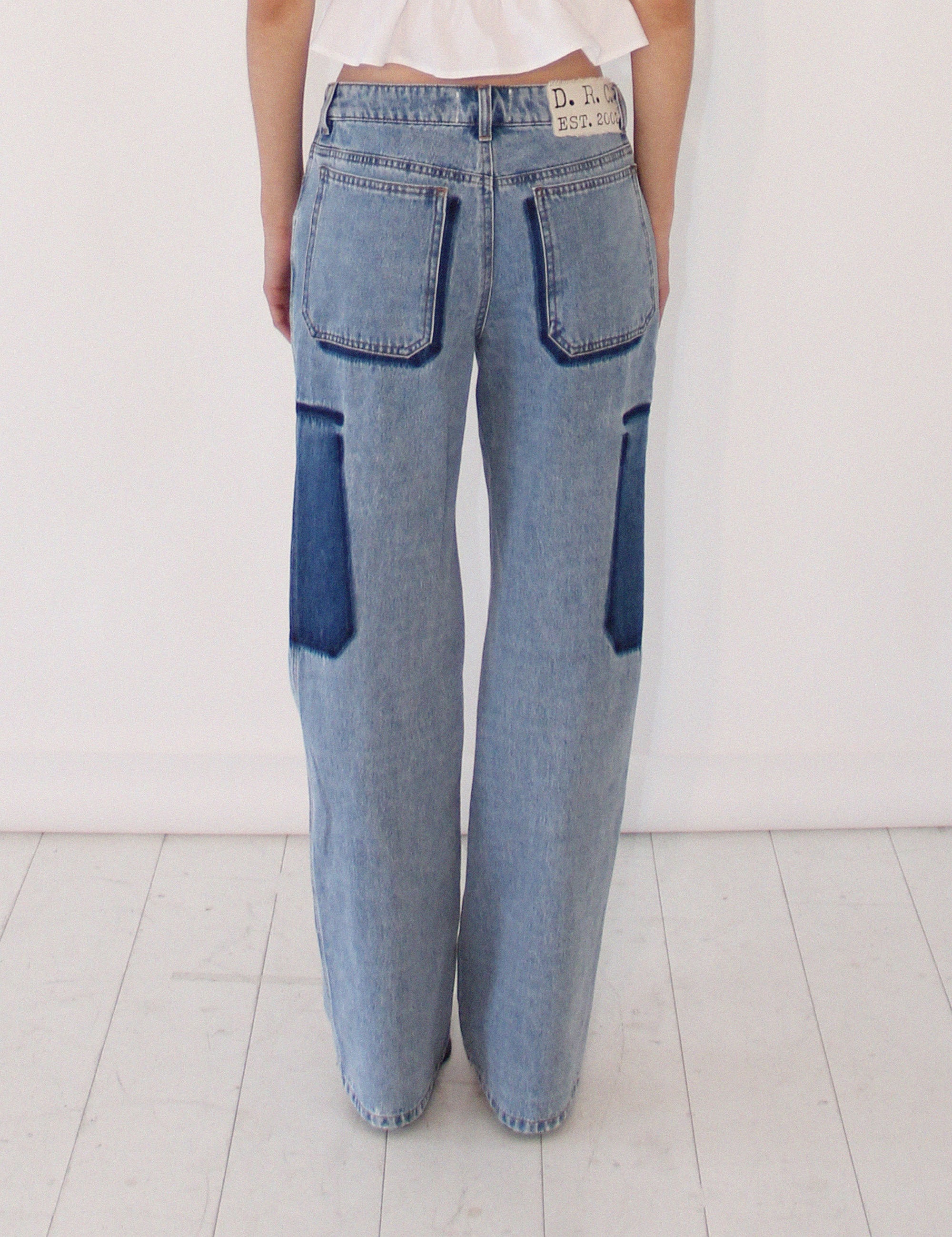 Miles Contrast Jeans Light Denim 26 / Light Denim