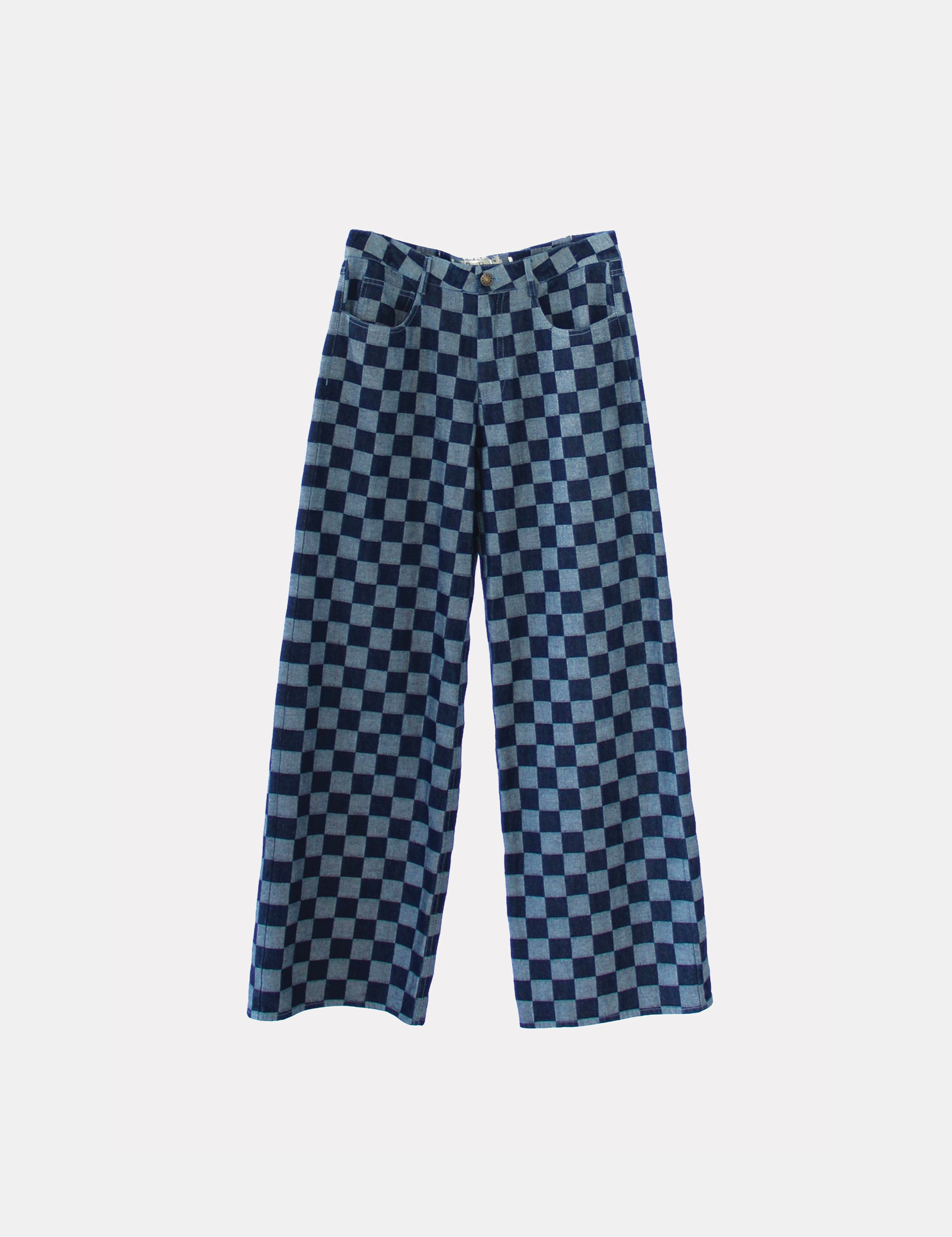 Charlie Oversized Jeans Denim Check 26 / Light Medium Denim Check