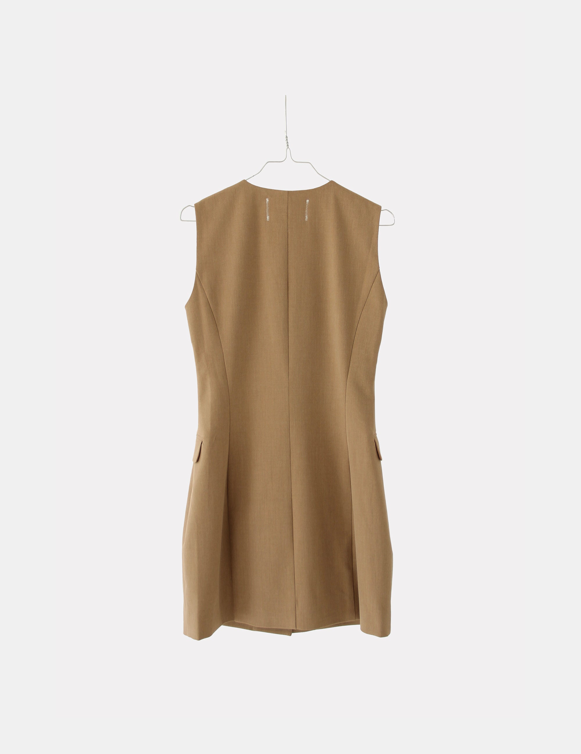 Scott Blazer Vest Dress Sand 34 / Sand