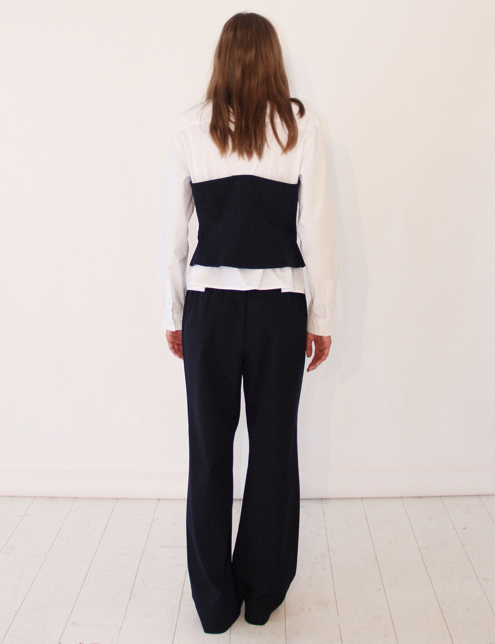Scott Vest Shirt Dark Blue 34 / Dark Blue