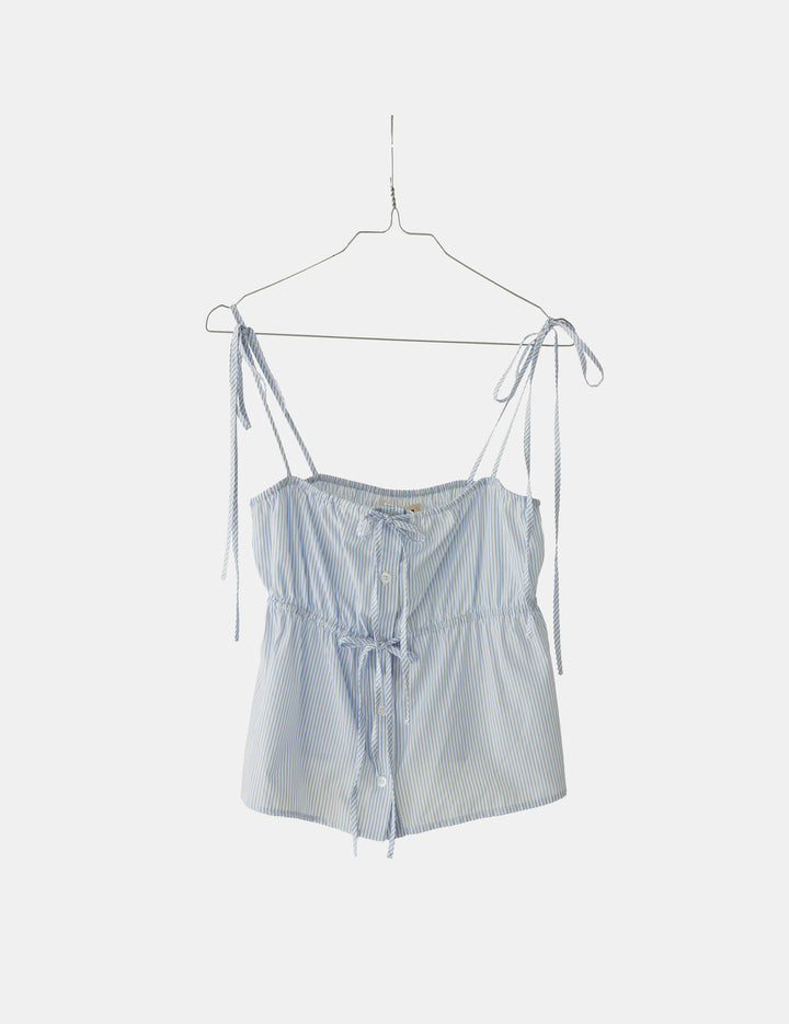 Daisy Top Blue Stripes 34 / White Blue Stripes