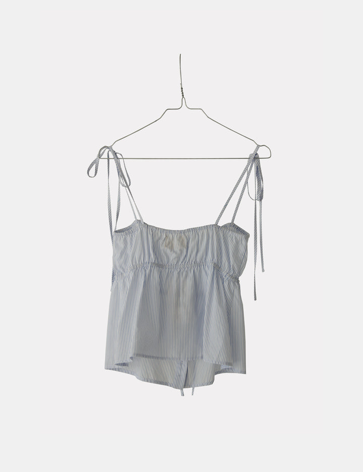 Daisy Top Blue Stripes 34 / White Blue Stripes