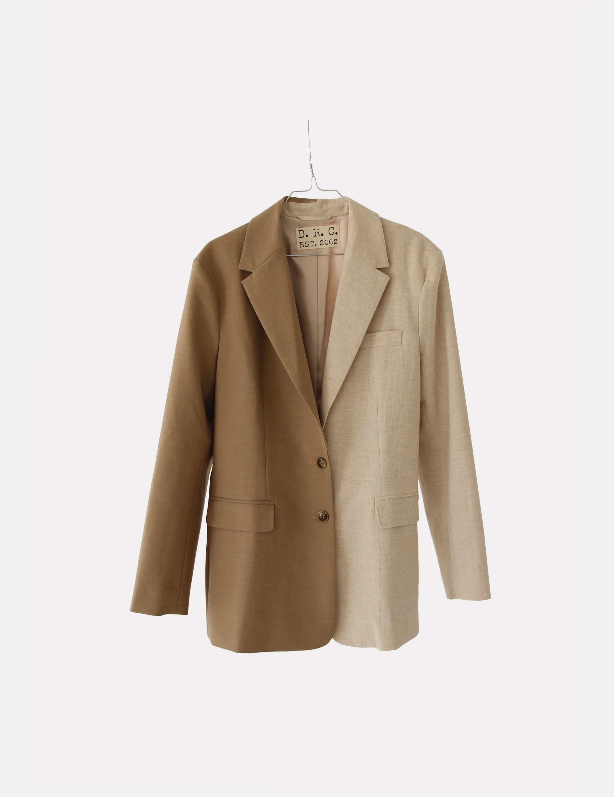 Laurell Mix Blazer Linen Sand Mix S/M / Linen Sand Mix