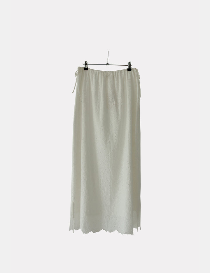 Luna Maxi Skirt Cream 34 / Cream