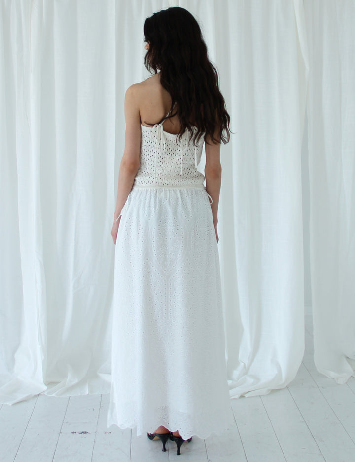 Luna Maxi Skirt Cream 34 / Cream