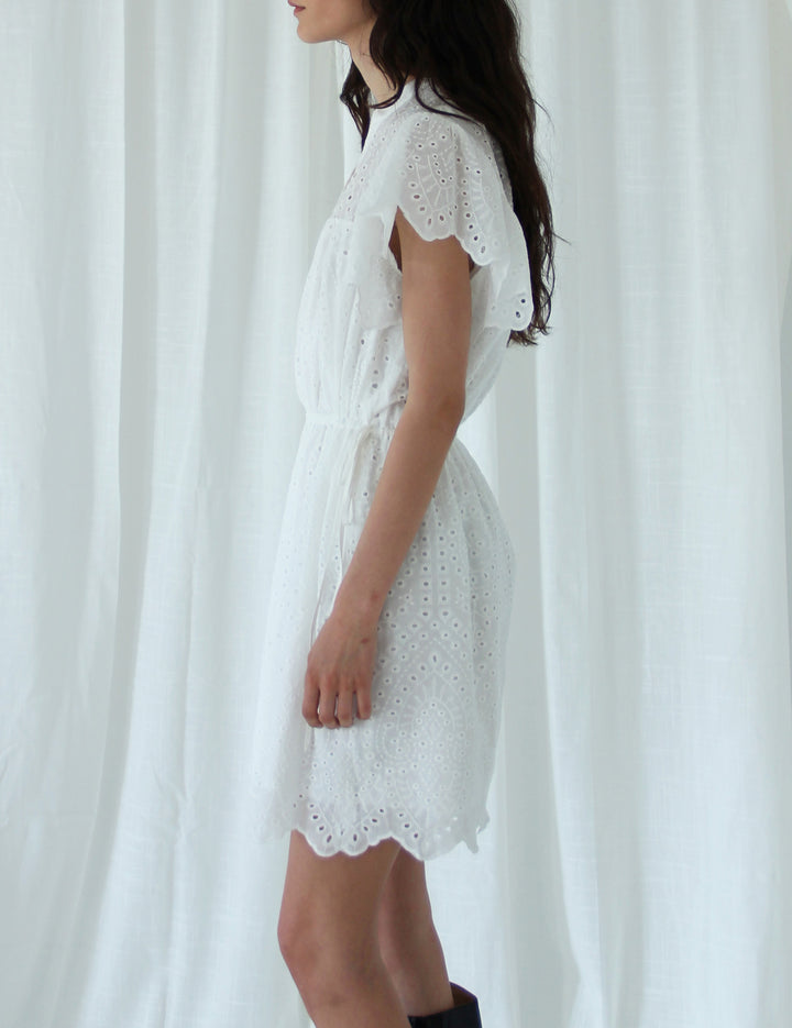 Luna Short Dress Cream 34 / Cream