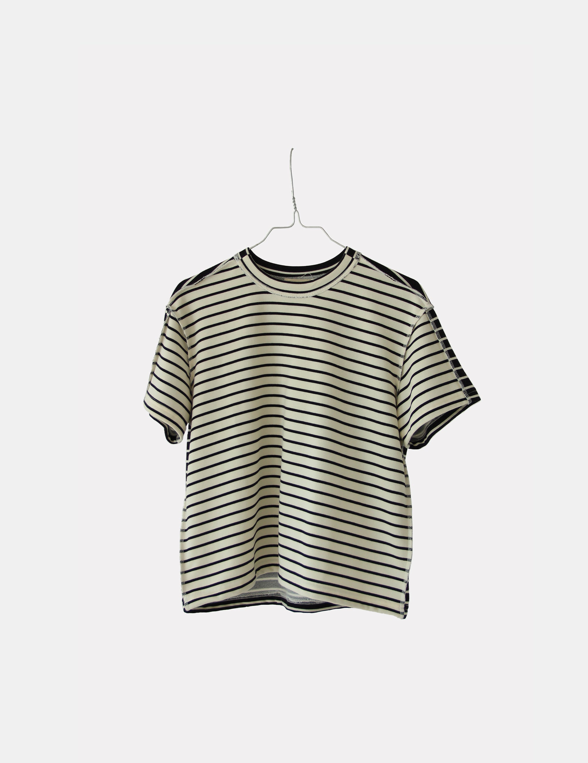Lottie Tee Stripes Mix XS / Cream Black Stripes Mix