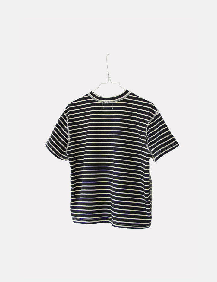 Lottie Tee Stripes Mix XS / Cream Black Stripes Mix
