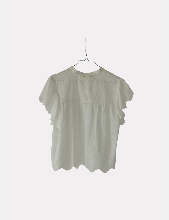 Luna Blouse Cream 34 / Cream