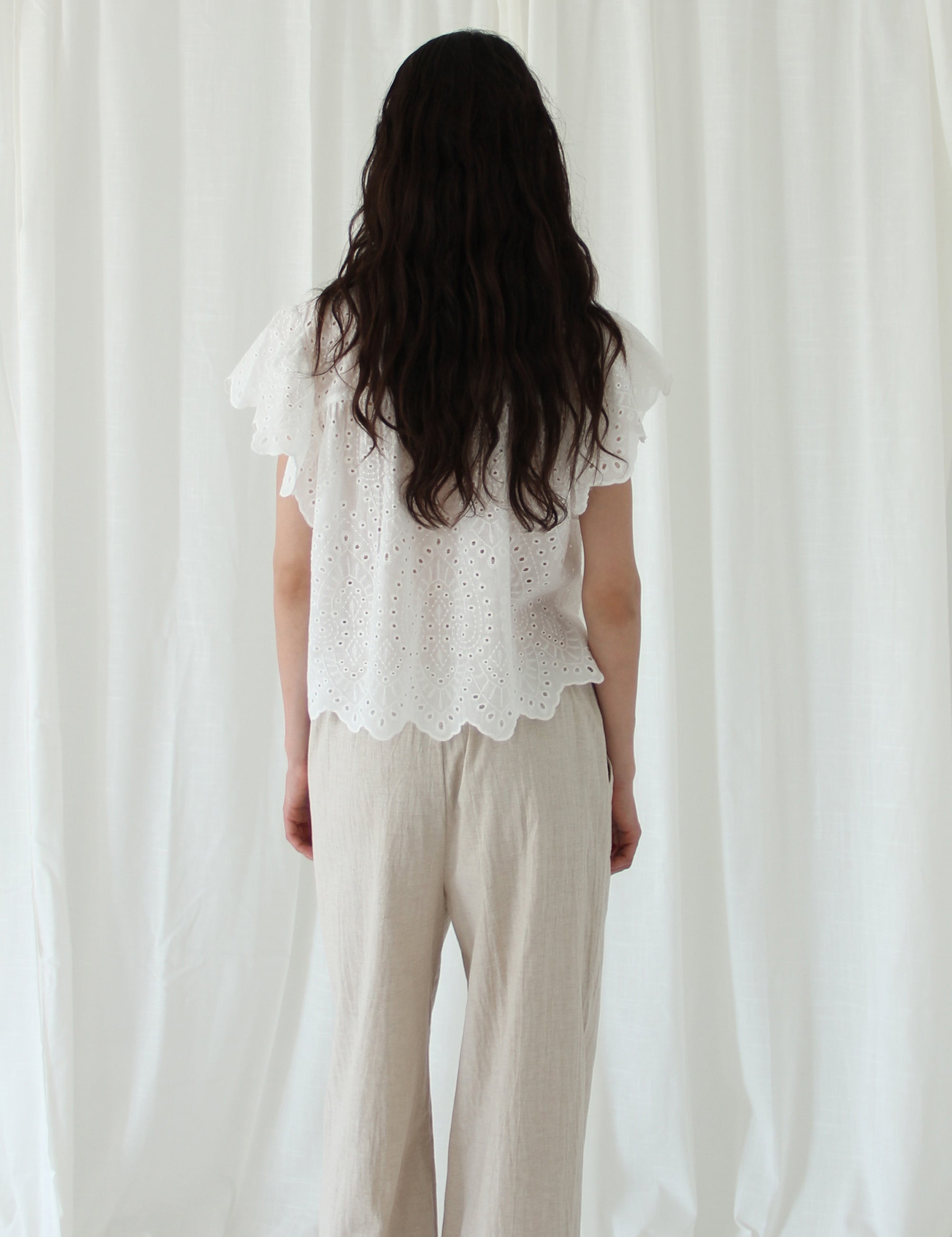 Luna Blouse Cream 34 / Cream