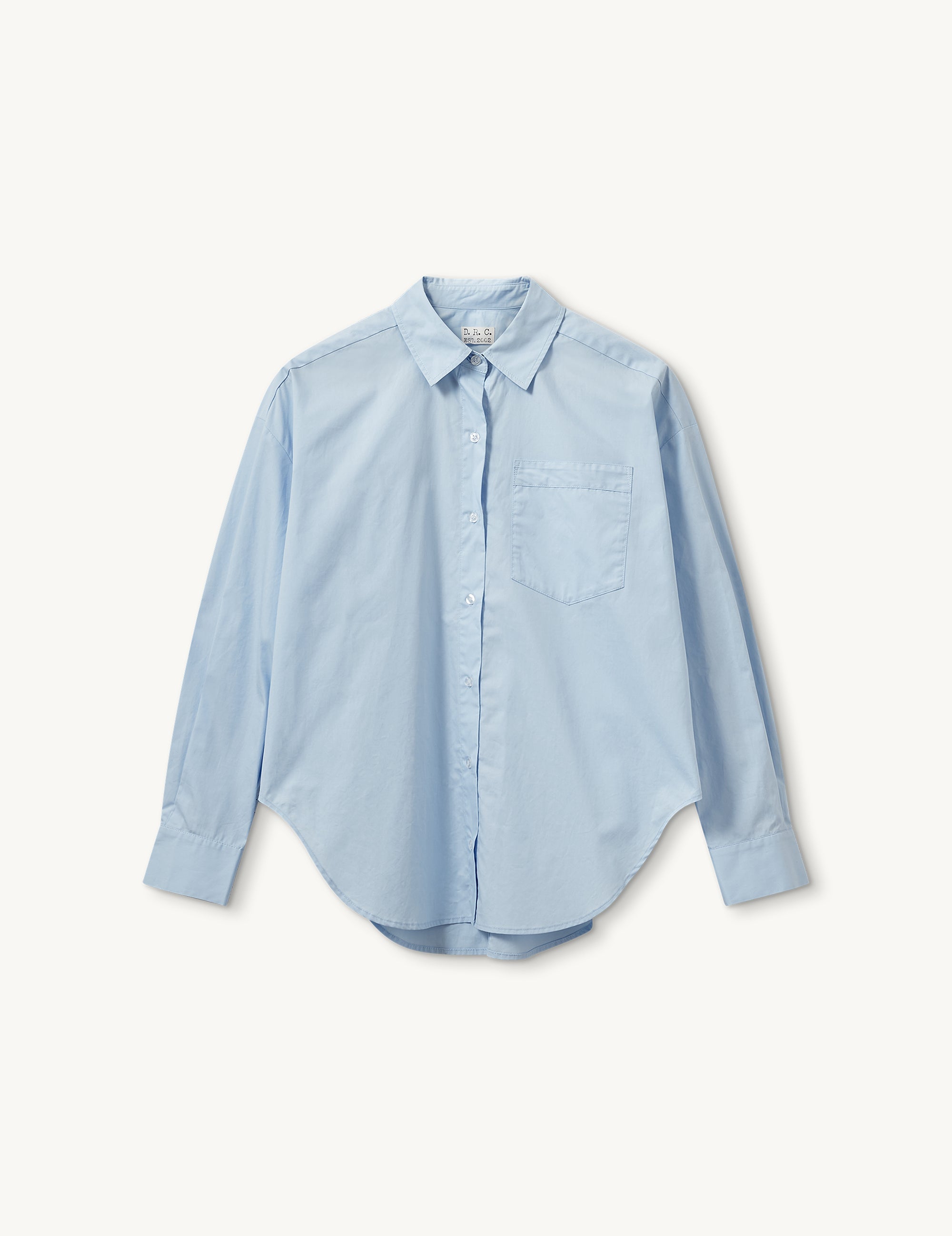 Claire Oversized Shirt Light Blue