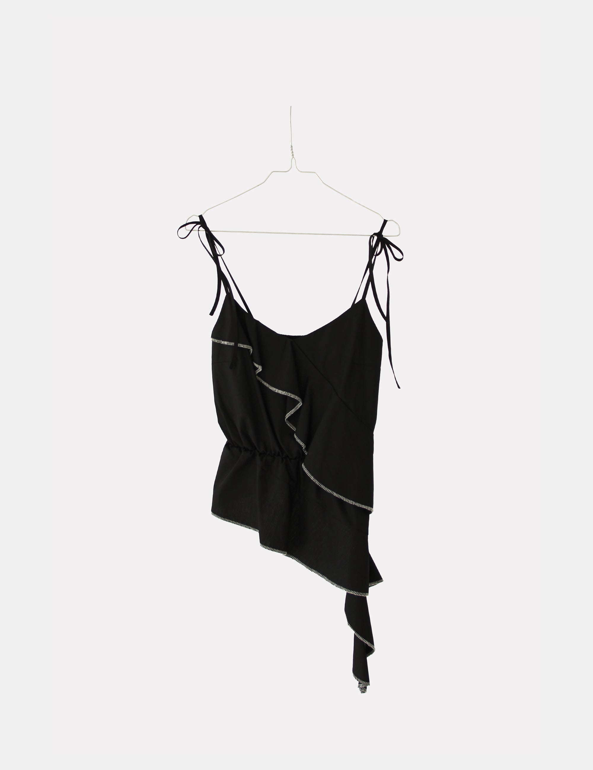 Claire Flare Top Black 34 / Black