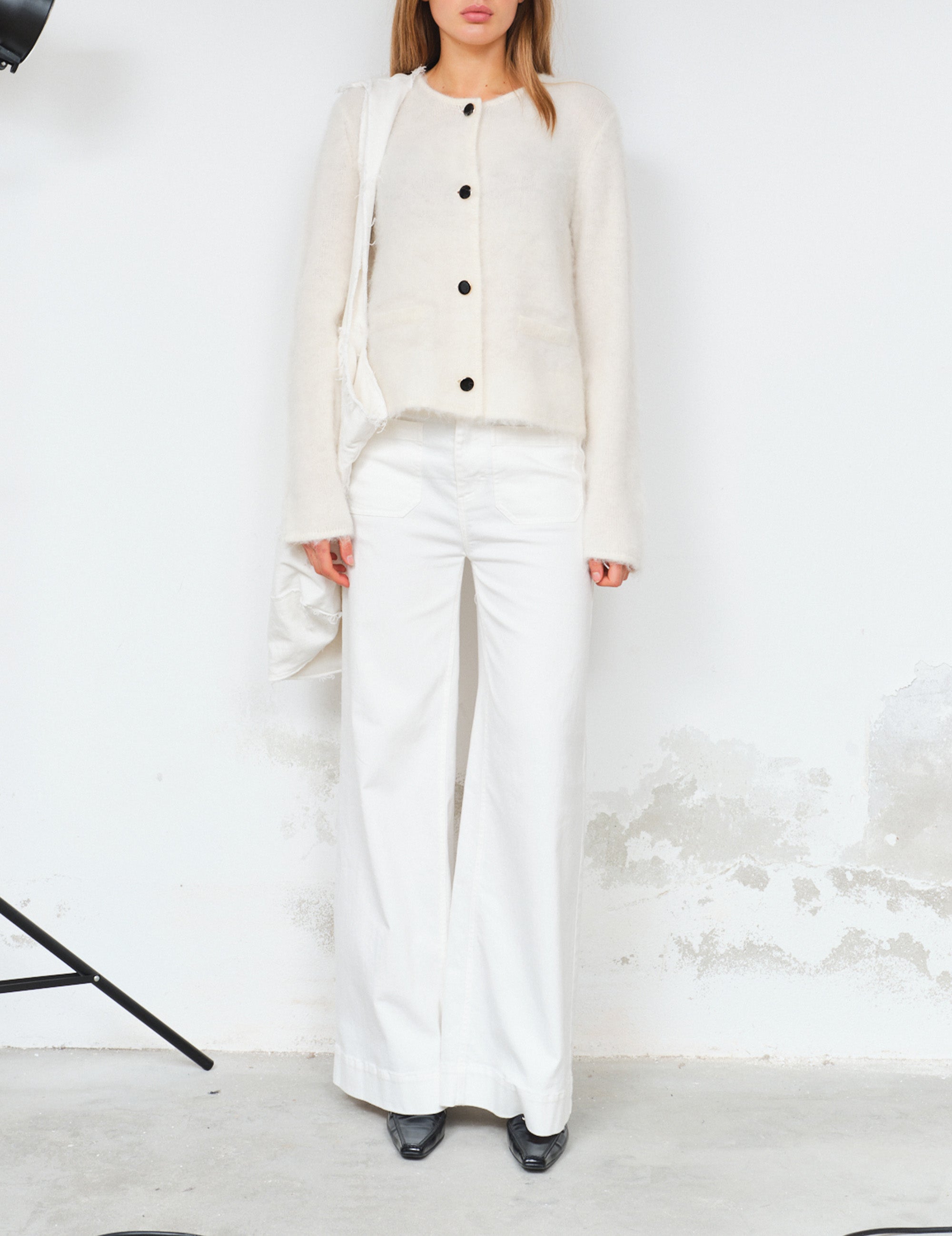 Bennett 70's Jeans Cream 25 / Cream