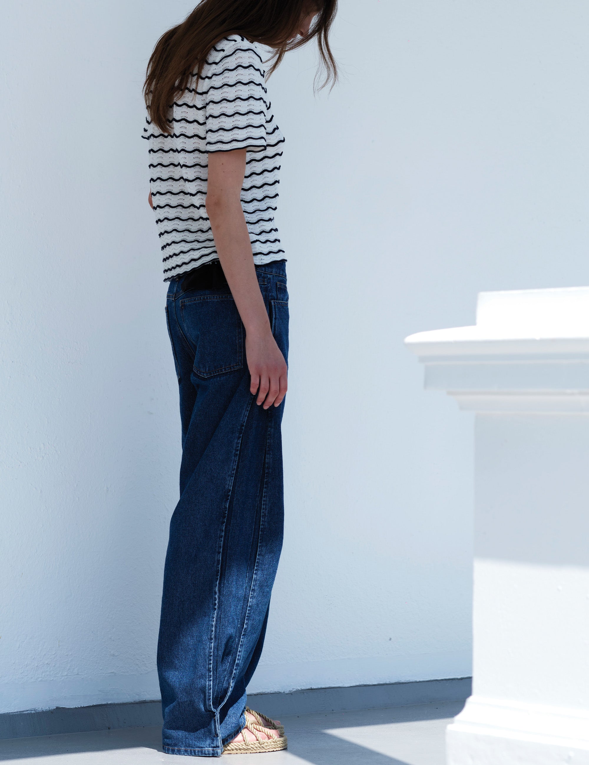 Miles Barrel Jeans Blue Stone Wash 25 / Blue Stone Wash