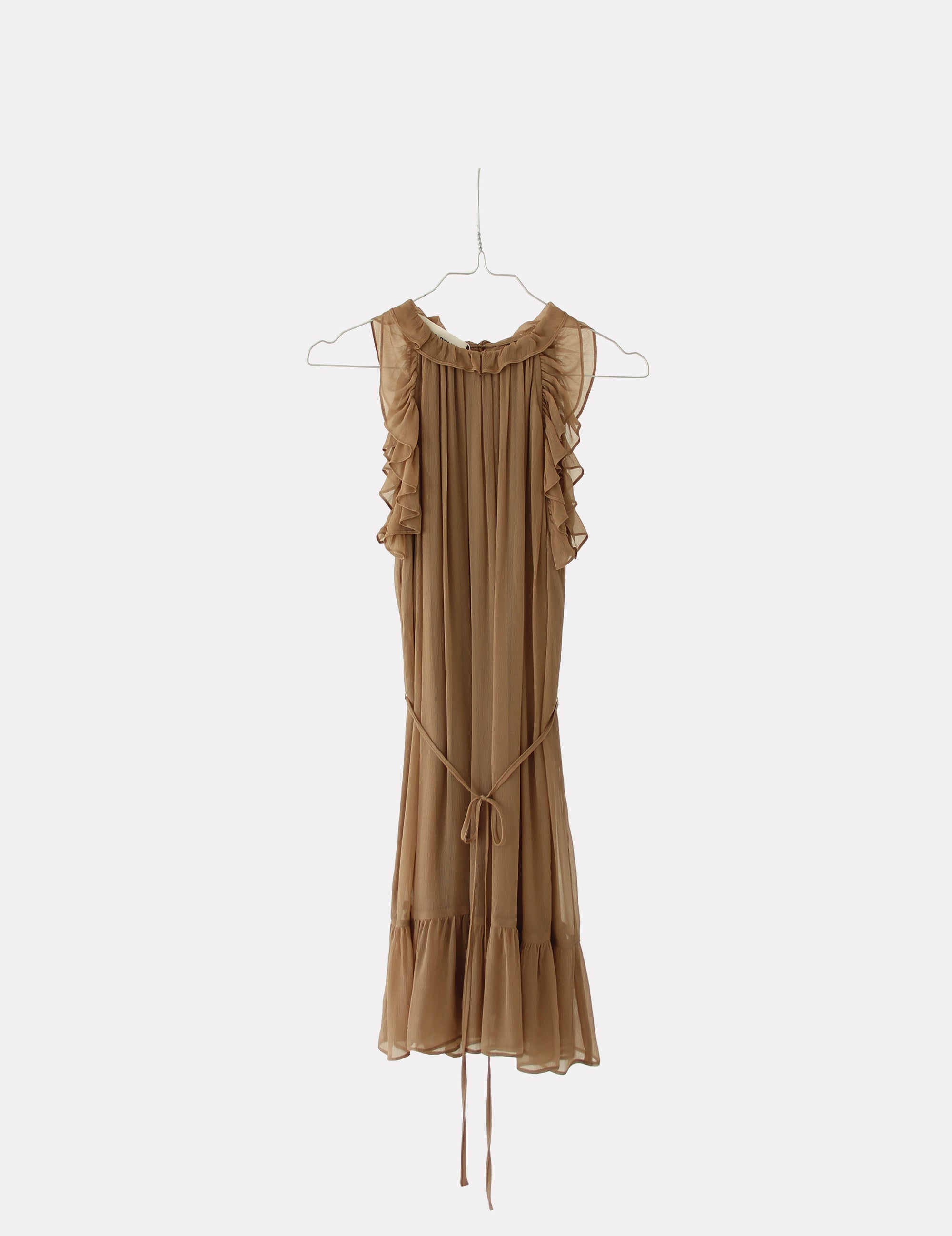 Iola Halter Dress Sand 34 / Sand