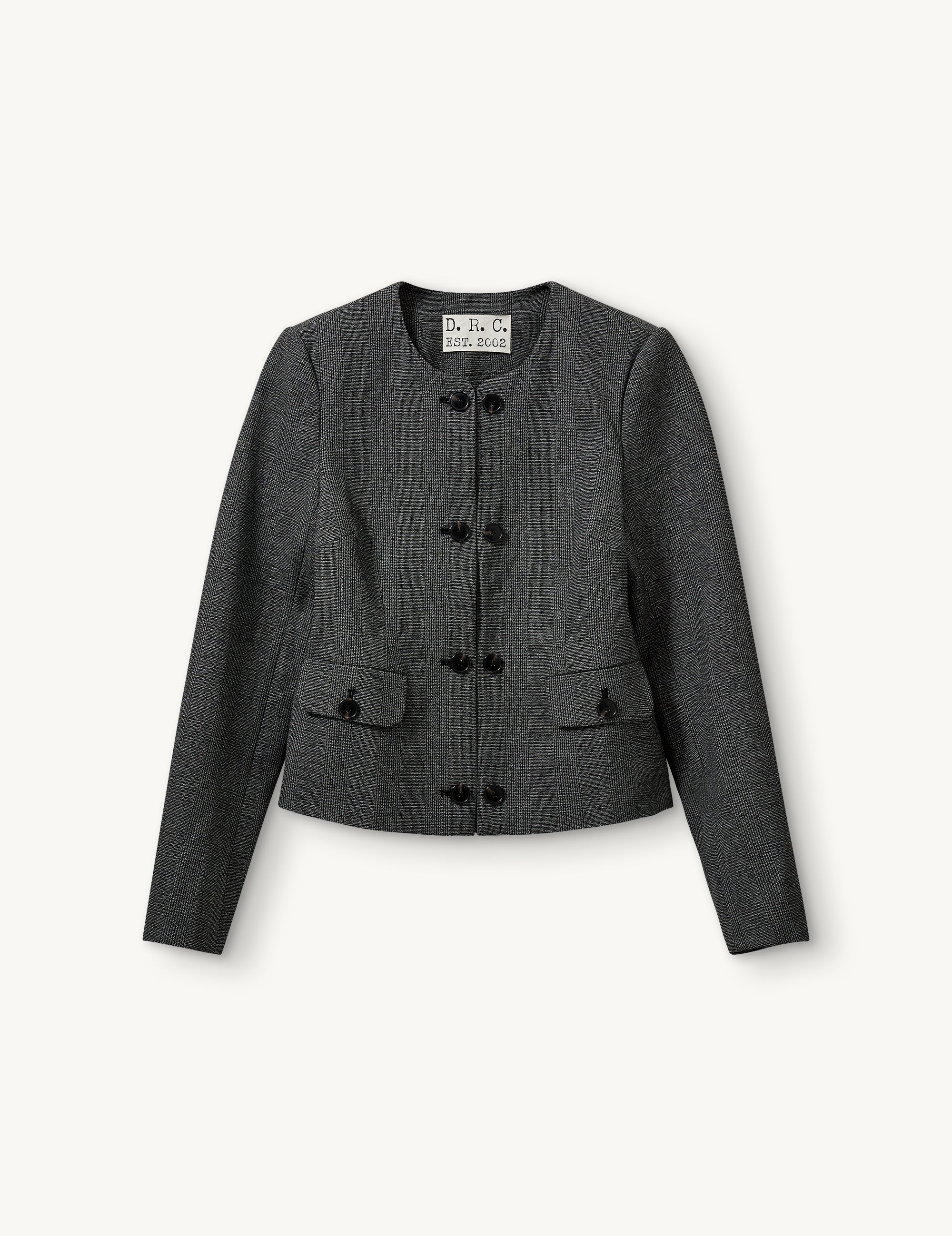 Cooper Jacket Greyscale Check