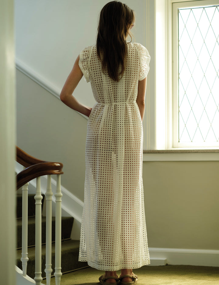 Grace Long Dress Cream 32 / Cream